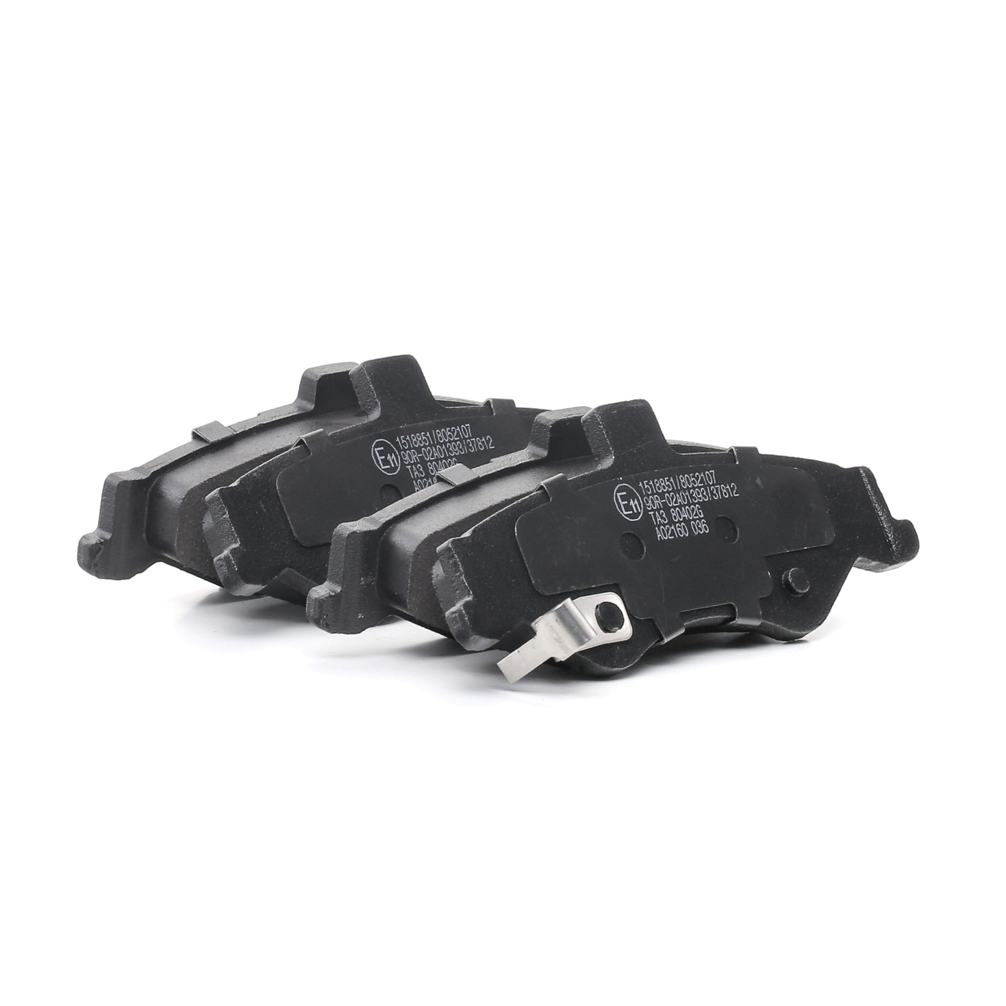 402B0868 RIDEX Zadna naprava, s akustickym upozornenim opotrebenia Výška 1: 44,2mm, Výška 2: 54mm, Šírka: 121,4mm, Hrúbka: 16,8, 16,6mm Brzdové platničky 402B0868 kúpte si lacno
