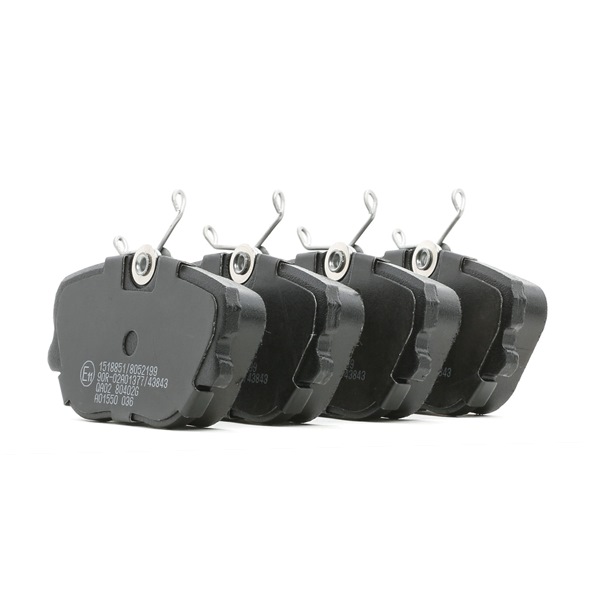 RIDEX 402B0833 Brake pad set