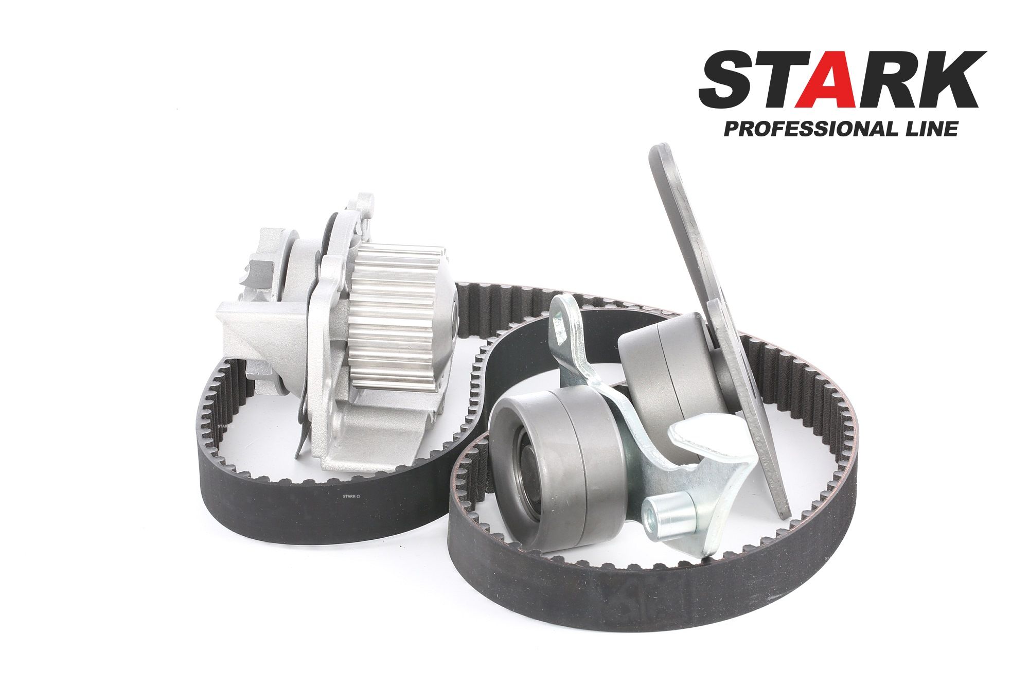 STARK SKWPT-0750026 Water pump and timing belt kit with water pump, Number of Teeth: 136, Width: 25,4 mm, with rounded tooth profile