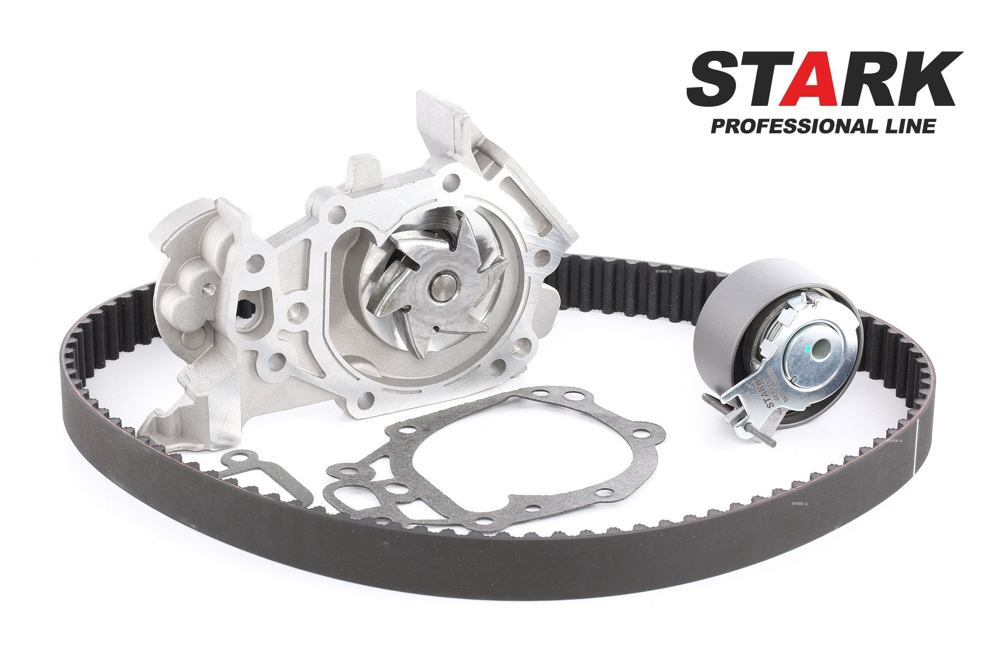 STARK SKWPT-0750032 Water pump and timing belt kit with gaskets/seals, Number of Teeth: 95 L: 905 mm, with rounded tooth profile, Sheet Steel