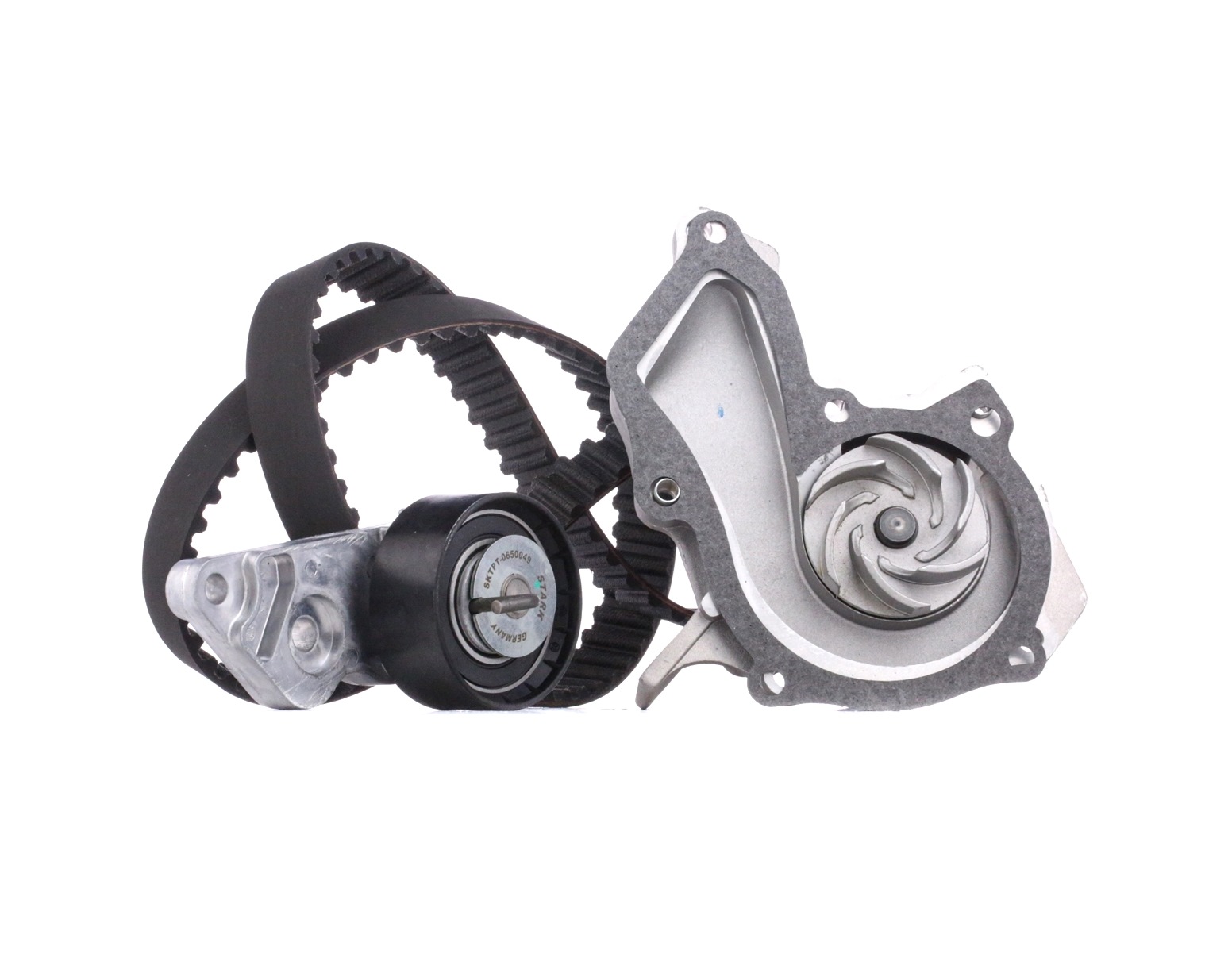 STARK SKWPT-0750067 Water pump and timing belt kit with water pump, Number of Teeth: 117 L: 1114 mm, Width: 22 mm, for v-ribbed belt use