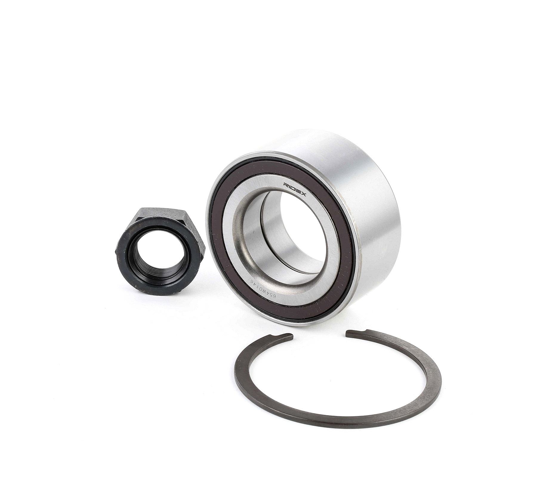 RIDEX 654W0146 original LANCIA Hub bearing Front axle both sides, with integrated magnetic sensor ring, 82,5 mm