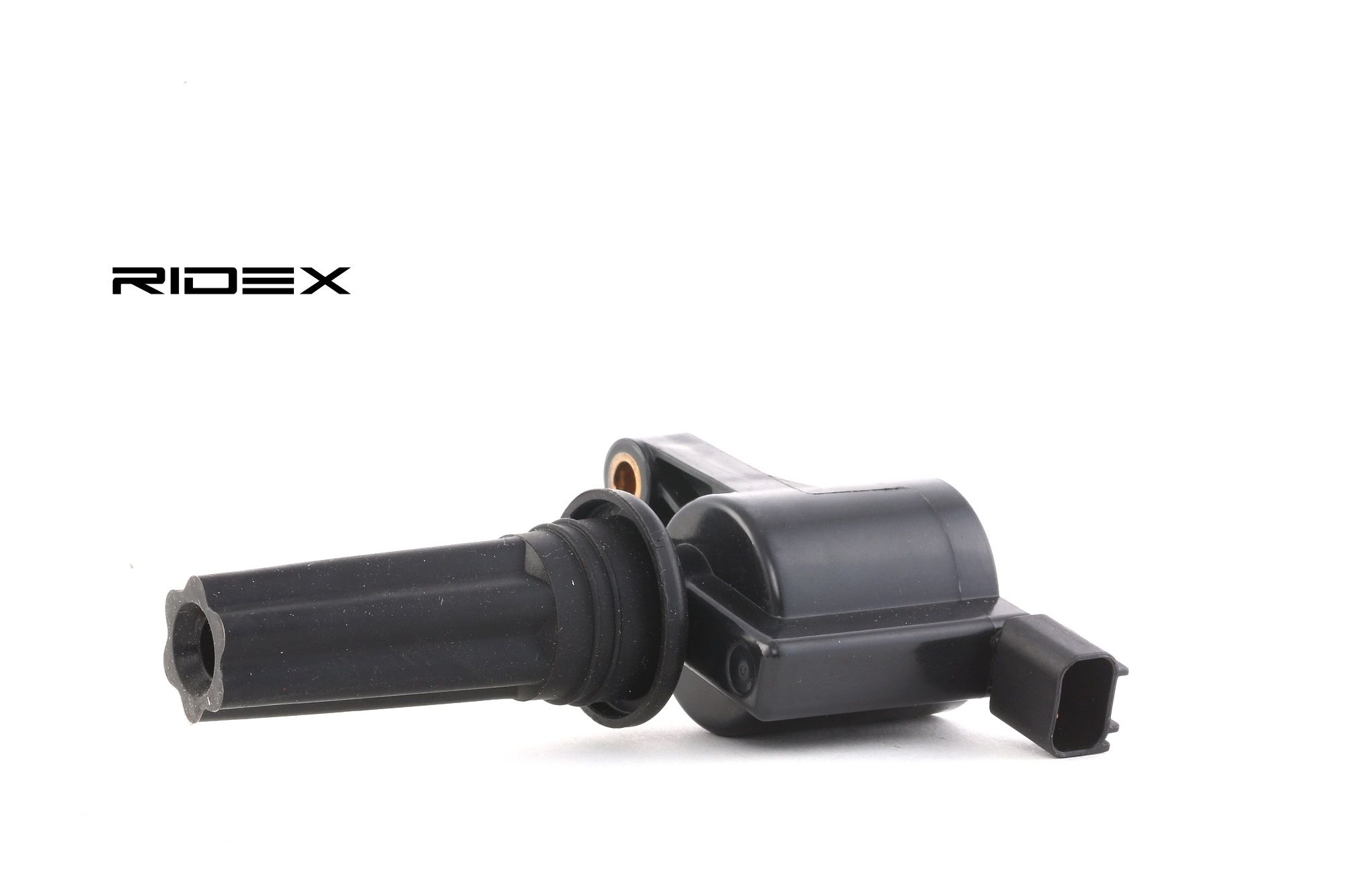 RIDEX 689C0056 Ignition coil 2-pin connector, 12V, with integrated switch, Flush-Fitting Pencil Ignition Coils, incl. spark plug connector