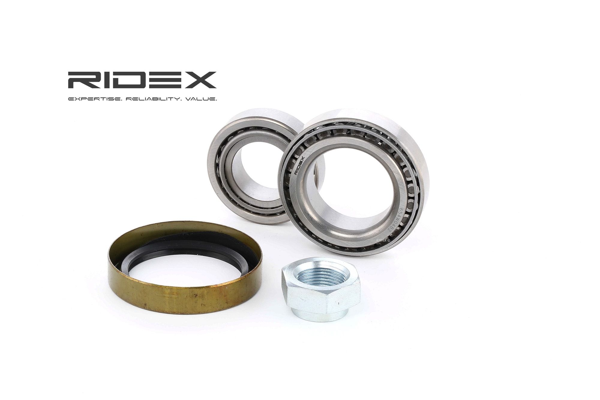 RIDEX 654W0482 Wheel bearing kit Rear Axle, 55 mm