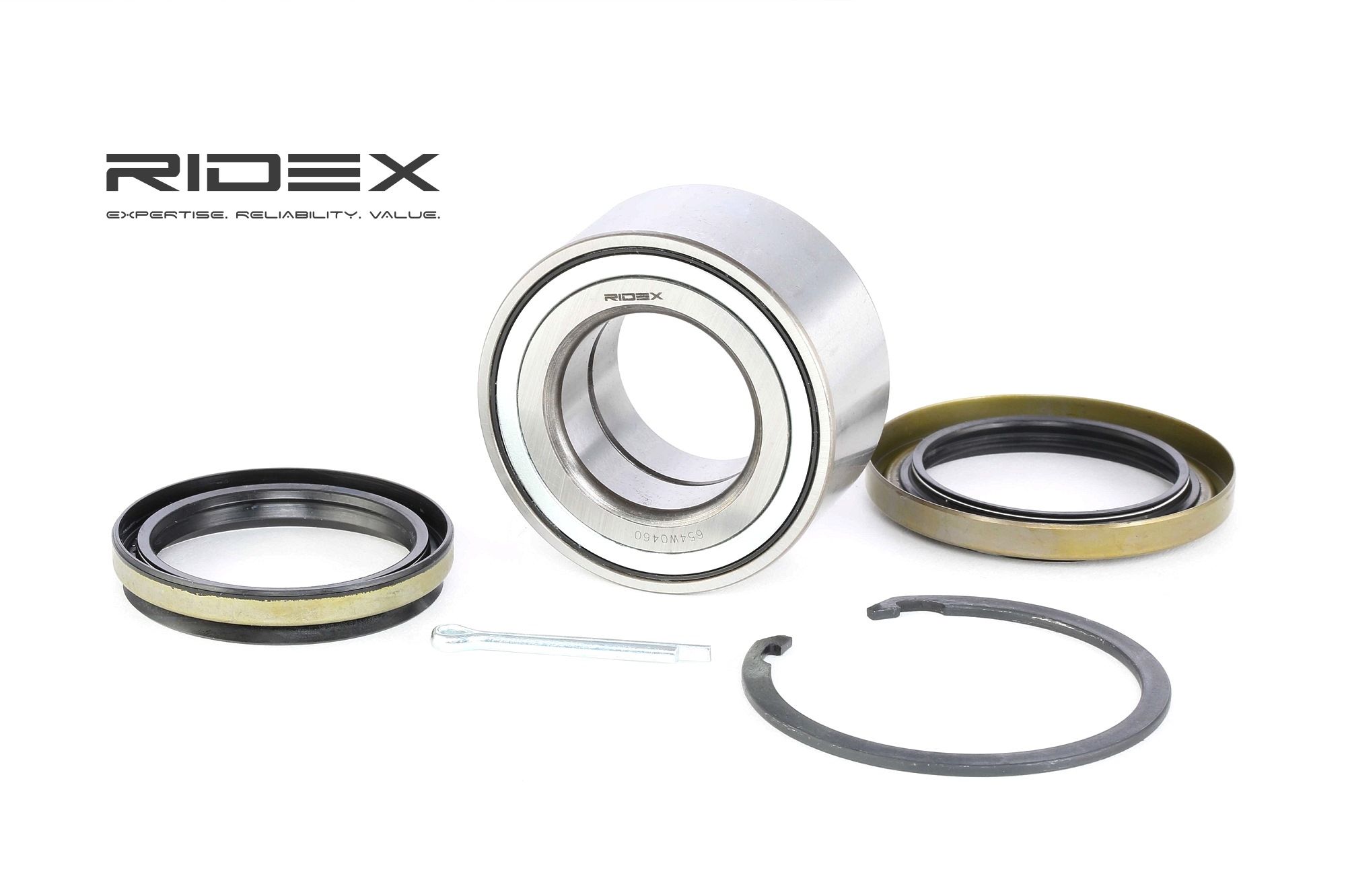 Buy Wheel bearing kit RIDEX 654W0460 - Bearings parts NISSAN ALMERA online