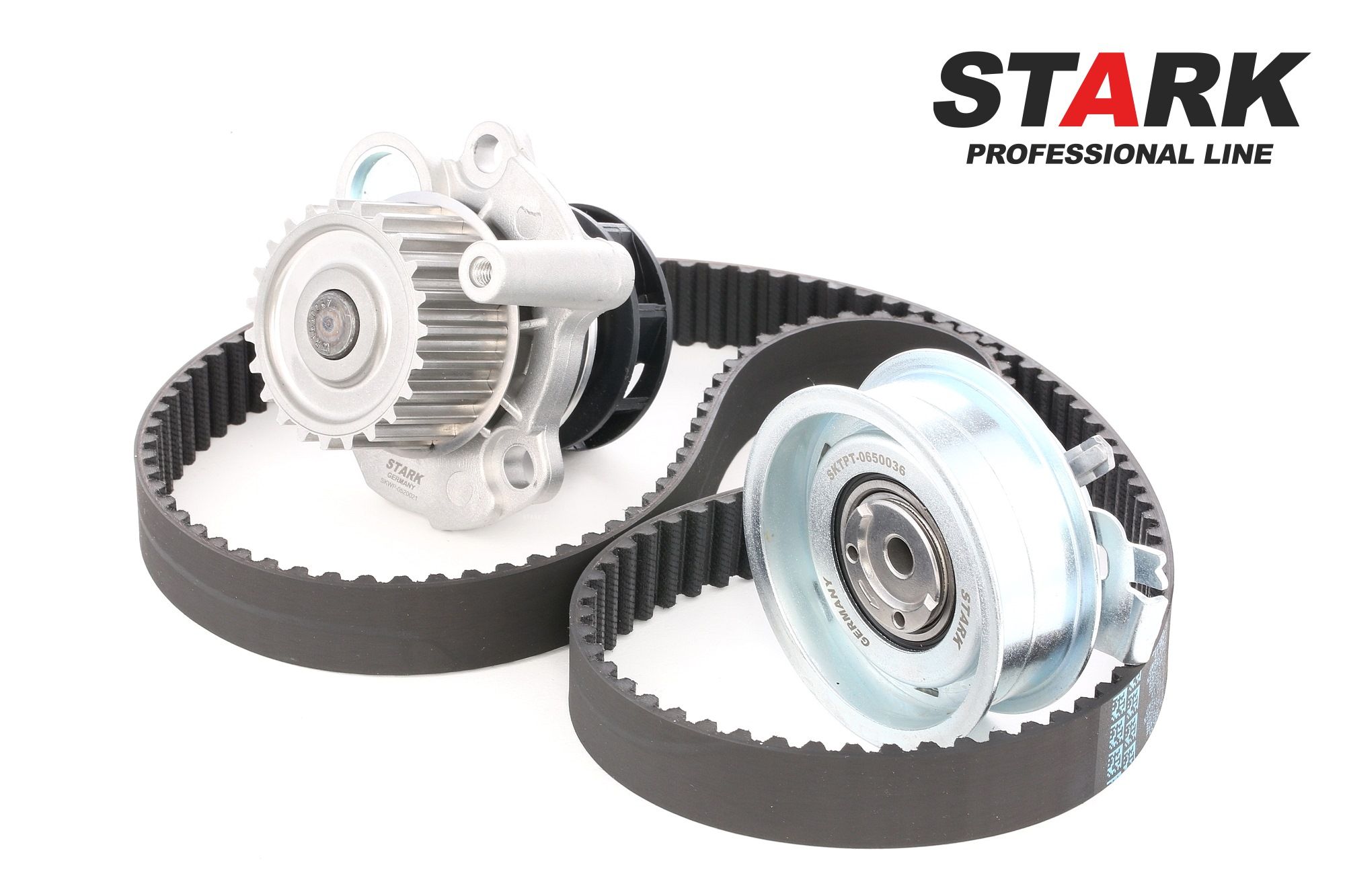 STARK SKWPT-0750096 Water pump and timing belt kit with water pump, Number of Teeth: 138, Width: 23 mm, with rounded tooth profile