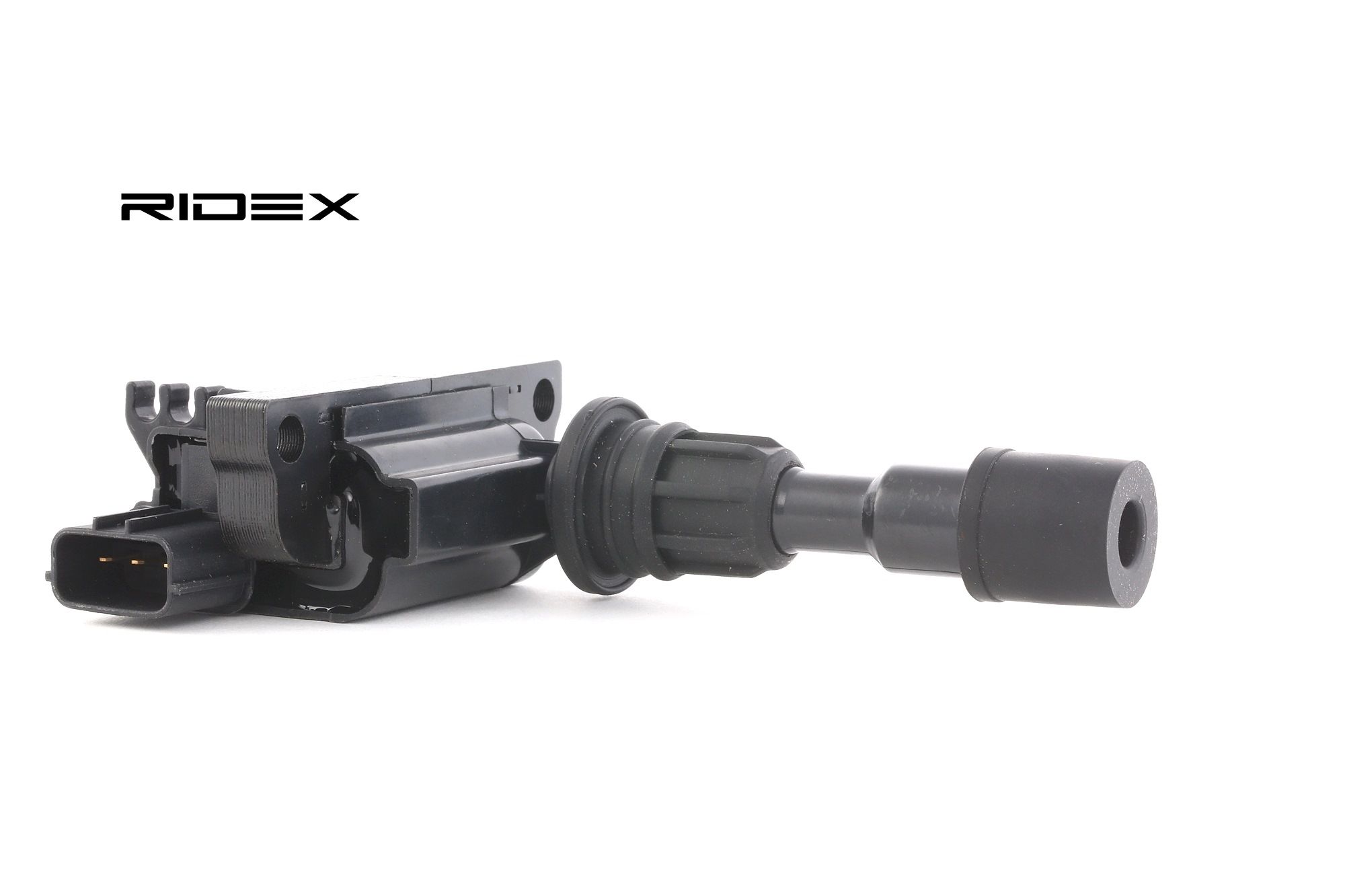RIDEX 689C0097 Ignition coil 3-pin connector, 12V, SAE/DIN