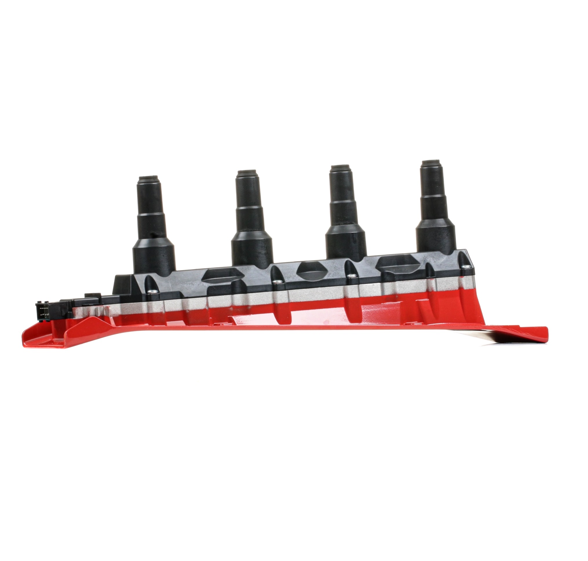 RIDEX 689C0102 Ignition coil red, Number of connectors: 10, Ignition Coil Strips, Connector Type SAE, incl. spark plug connector