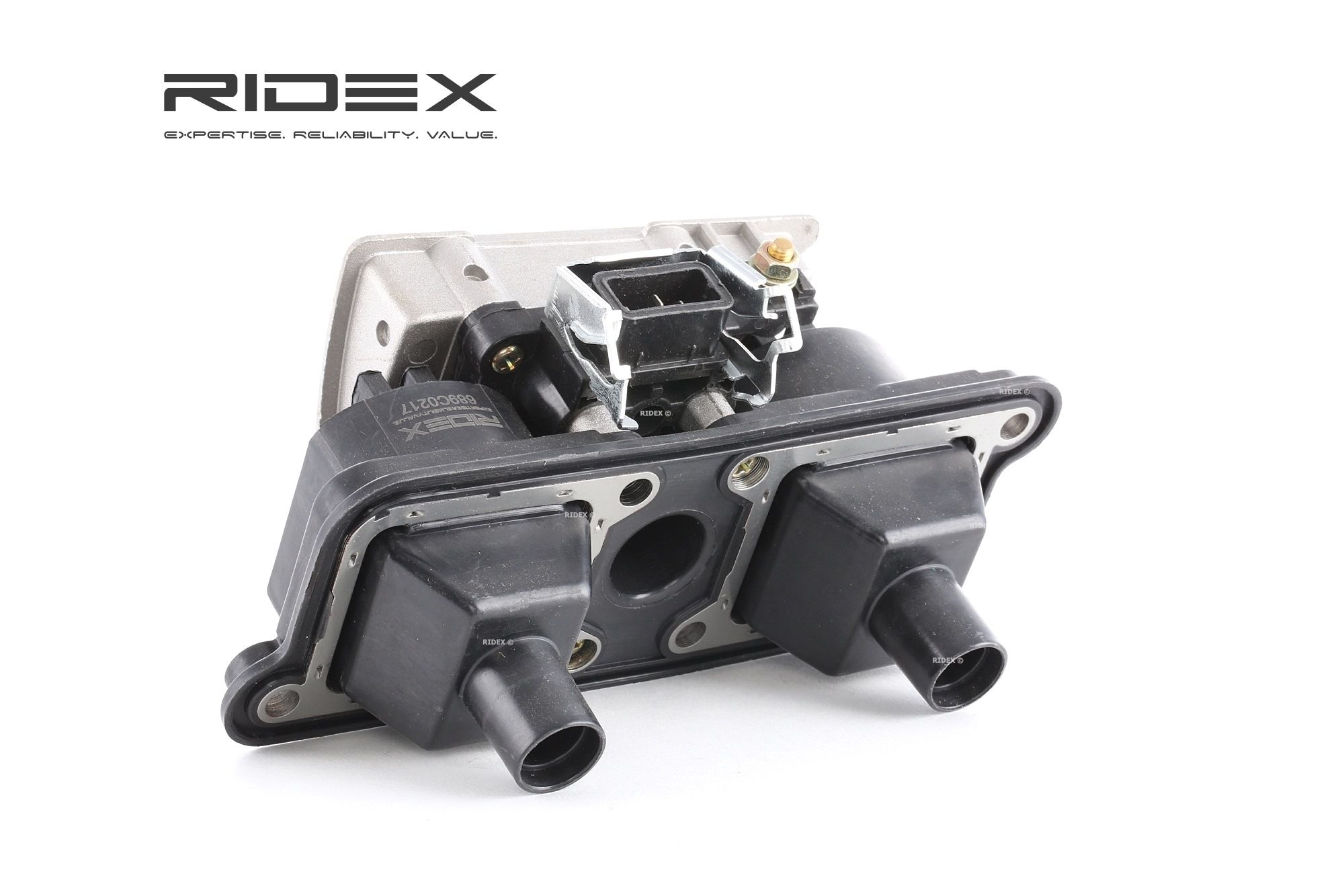 Great value for money - RIDEX Ignition coil 689C0217