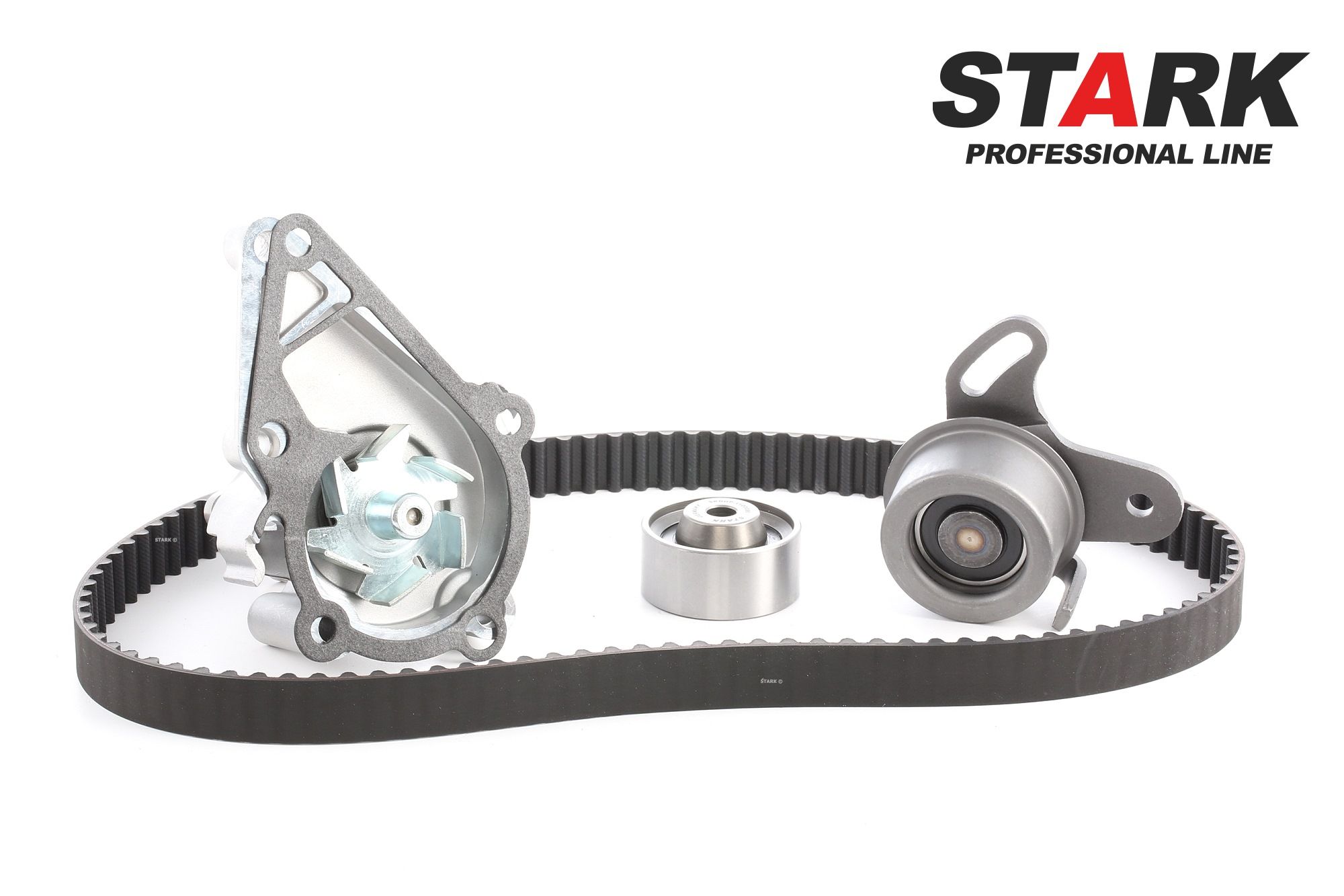 STARK SKWPT-0750132 Water pump and timing belt kit with gaskets/seals, with water pump, Number of Teeth: 105, with rounded tooth profile, Sheet Steel