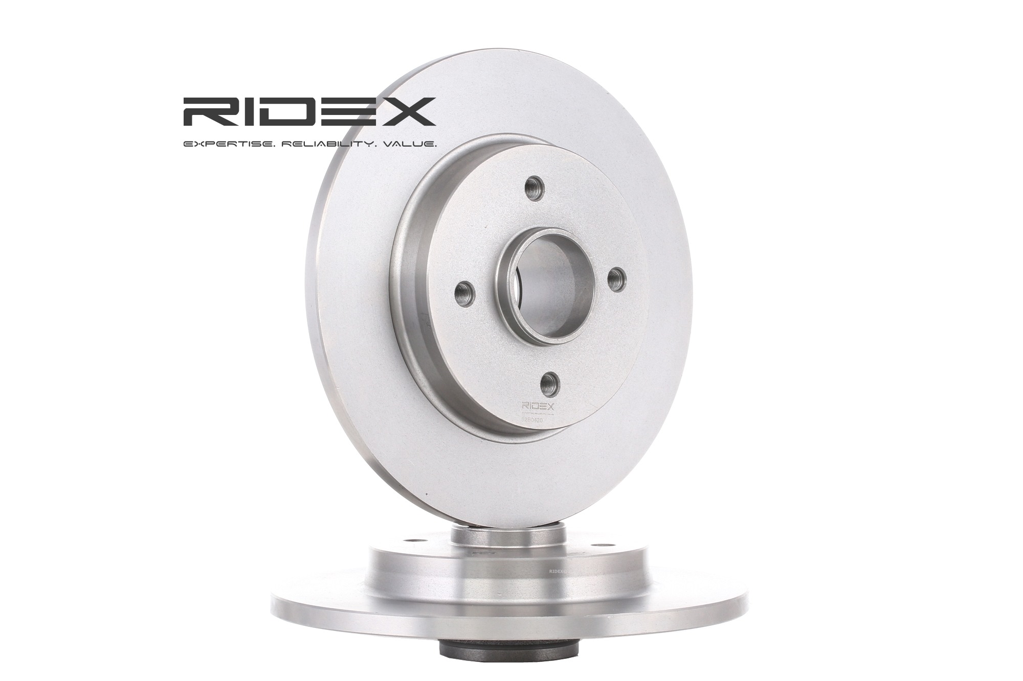 RIDEX Disque de frein PEUGEOT 82B0420 1611840880,1619238880,1611840880 Disques de frein,Disque 1619238880,1611840880,1619238880