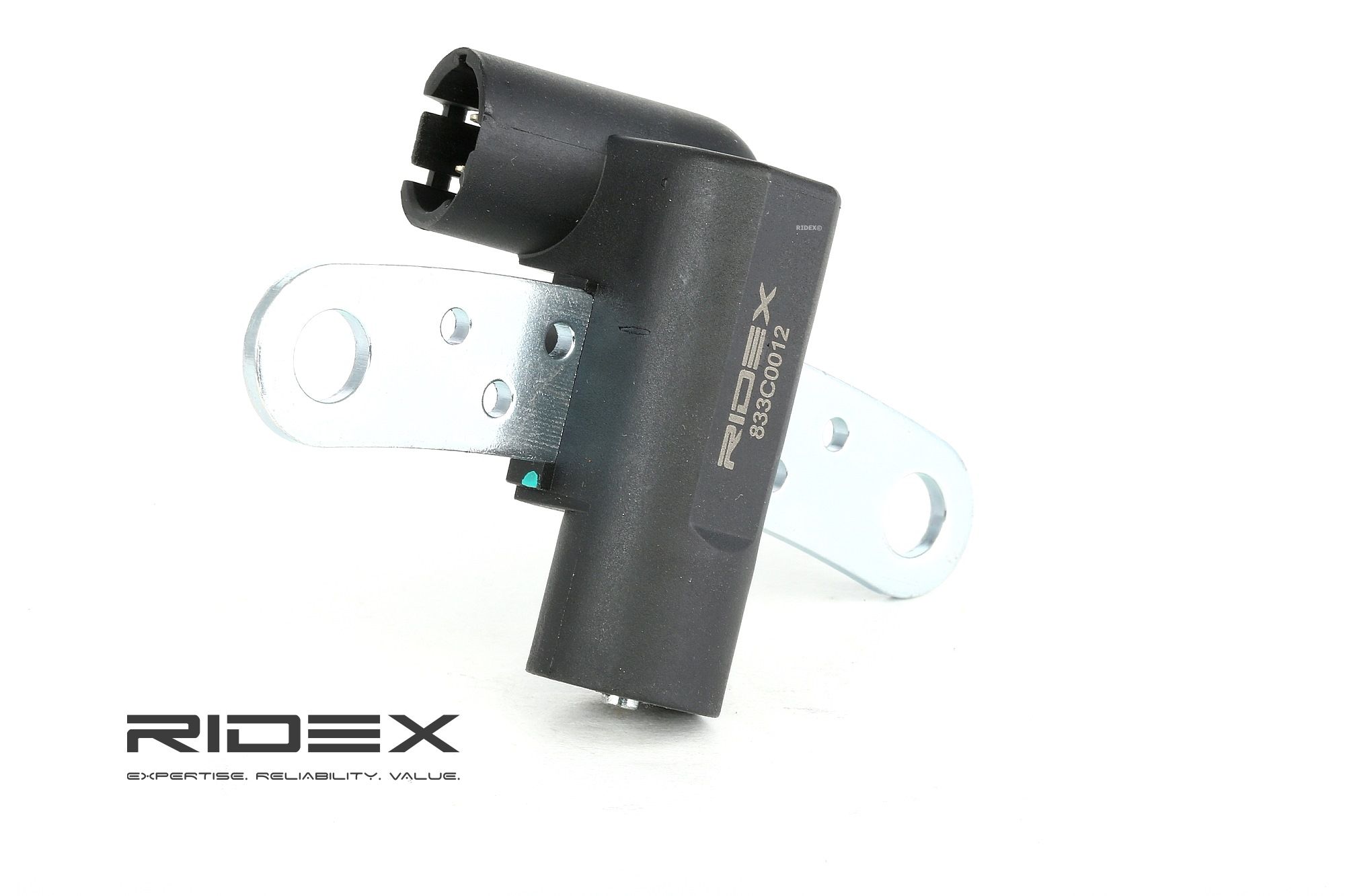 RIDEX 833C0012 Crank position sensor 2-pin connector, Inductive Sensor, without cable