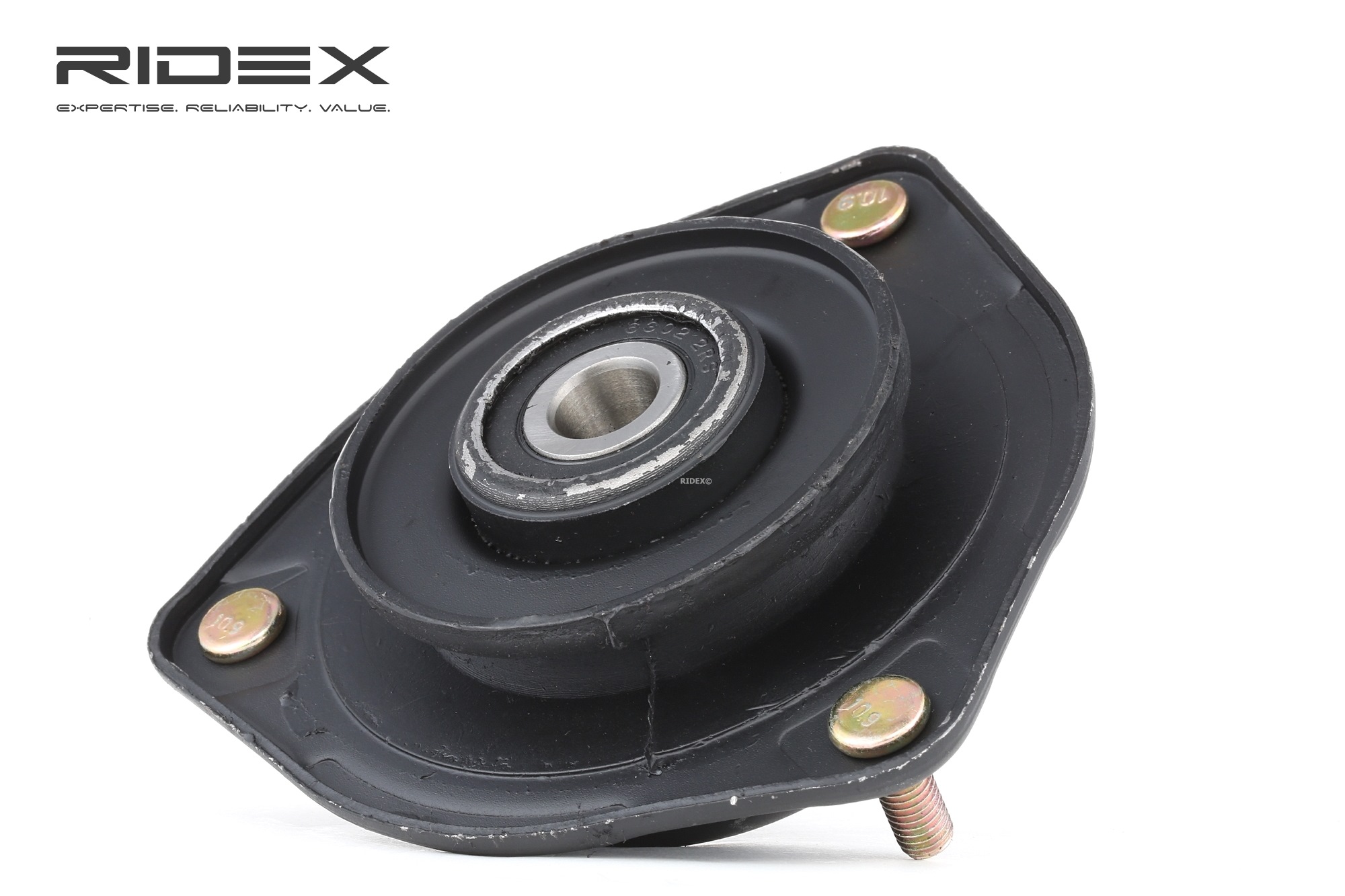 RIDEX 1180S0017 Top strut mount Front axle both sides, with ball bearing