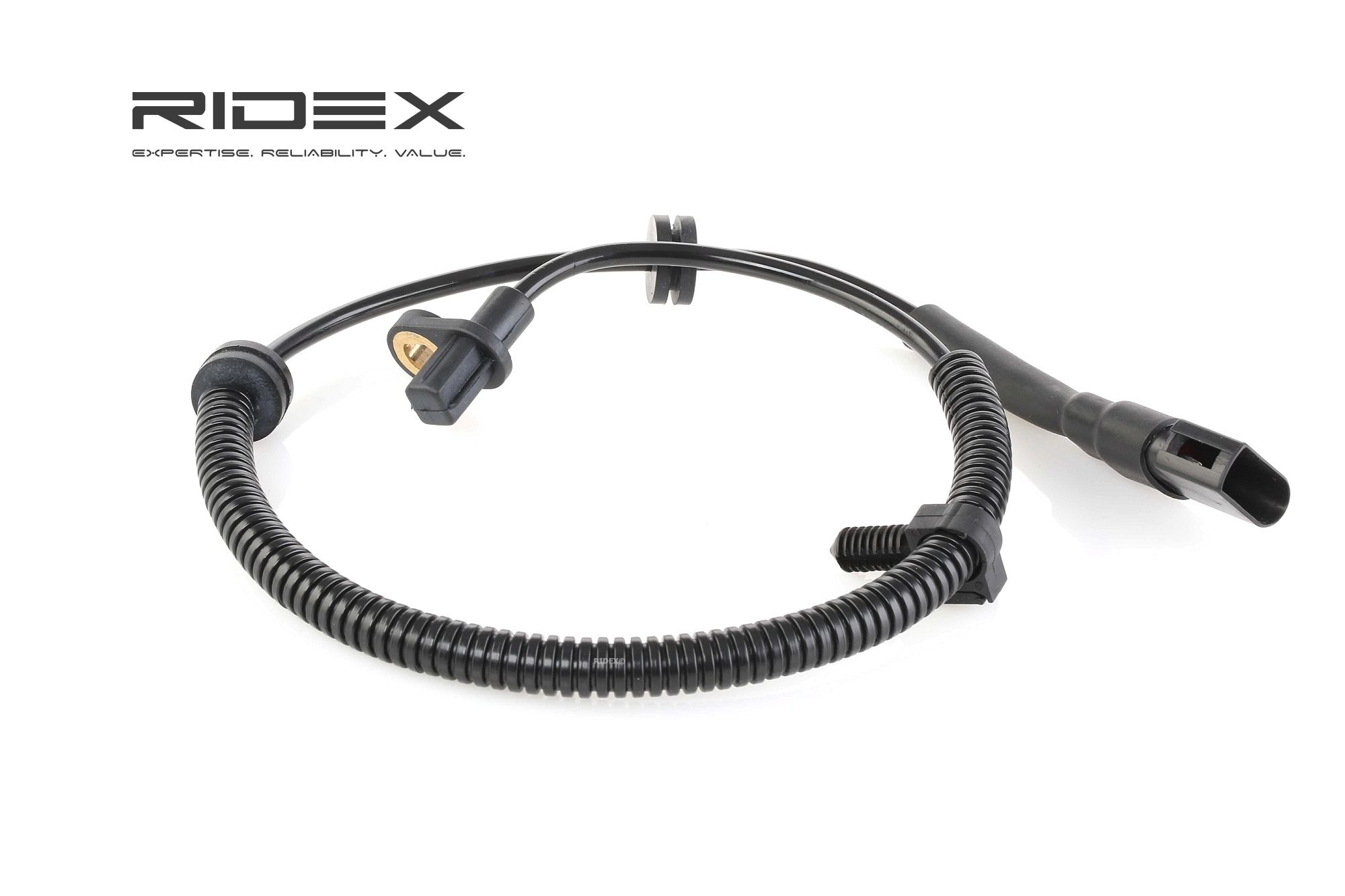 RIDEX 412W0038 ABS sensor Rear Axle both sides, Hall Sensor, 580mm, 14mm