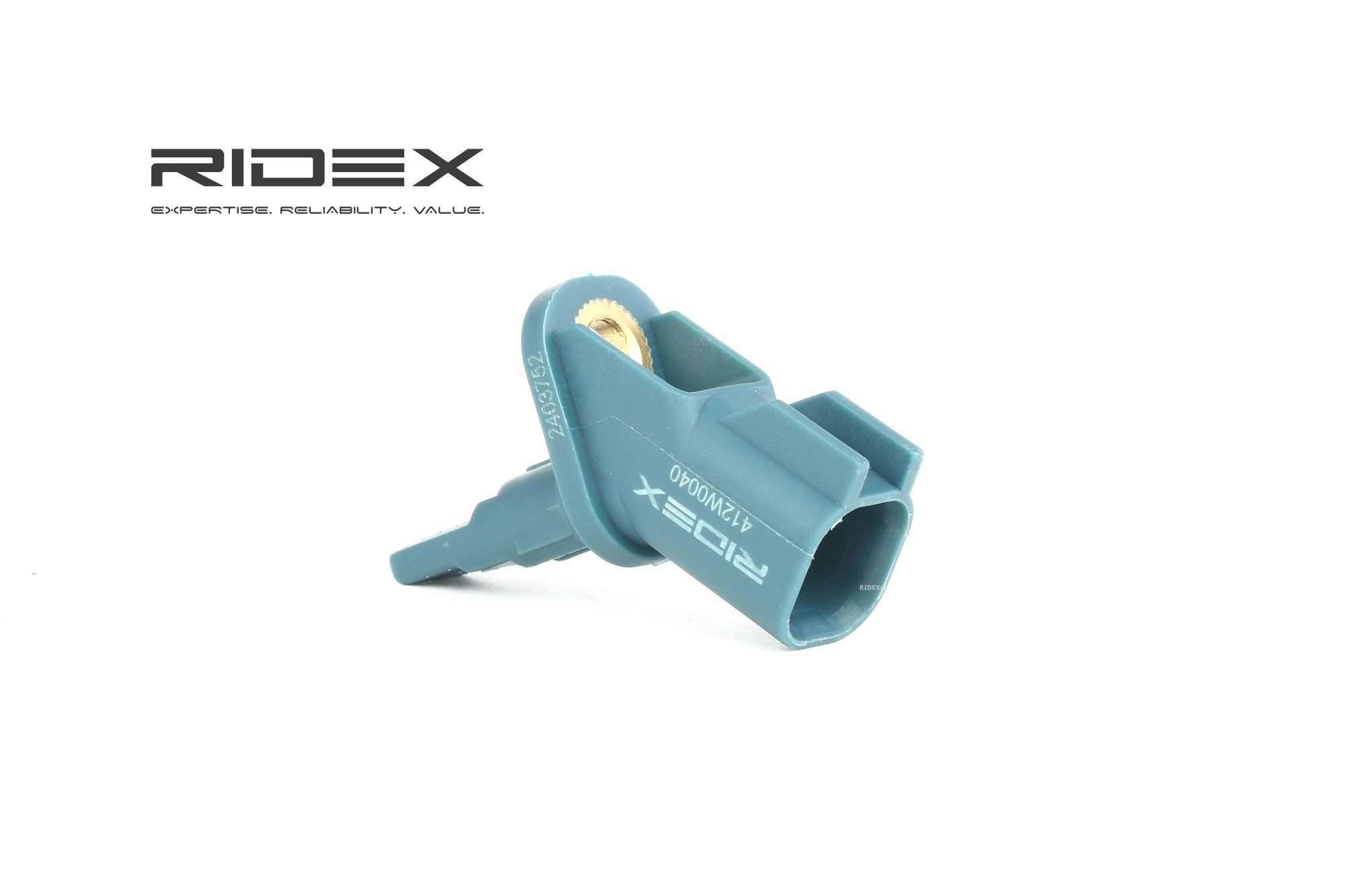 RIDEX 412W0040 originali FORD Sensore giri ruota Assale anteriore, senza cavo