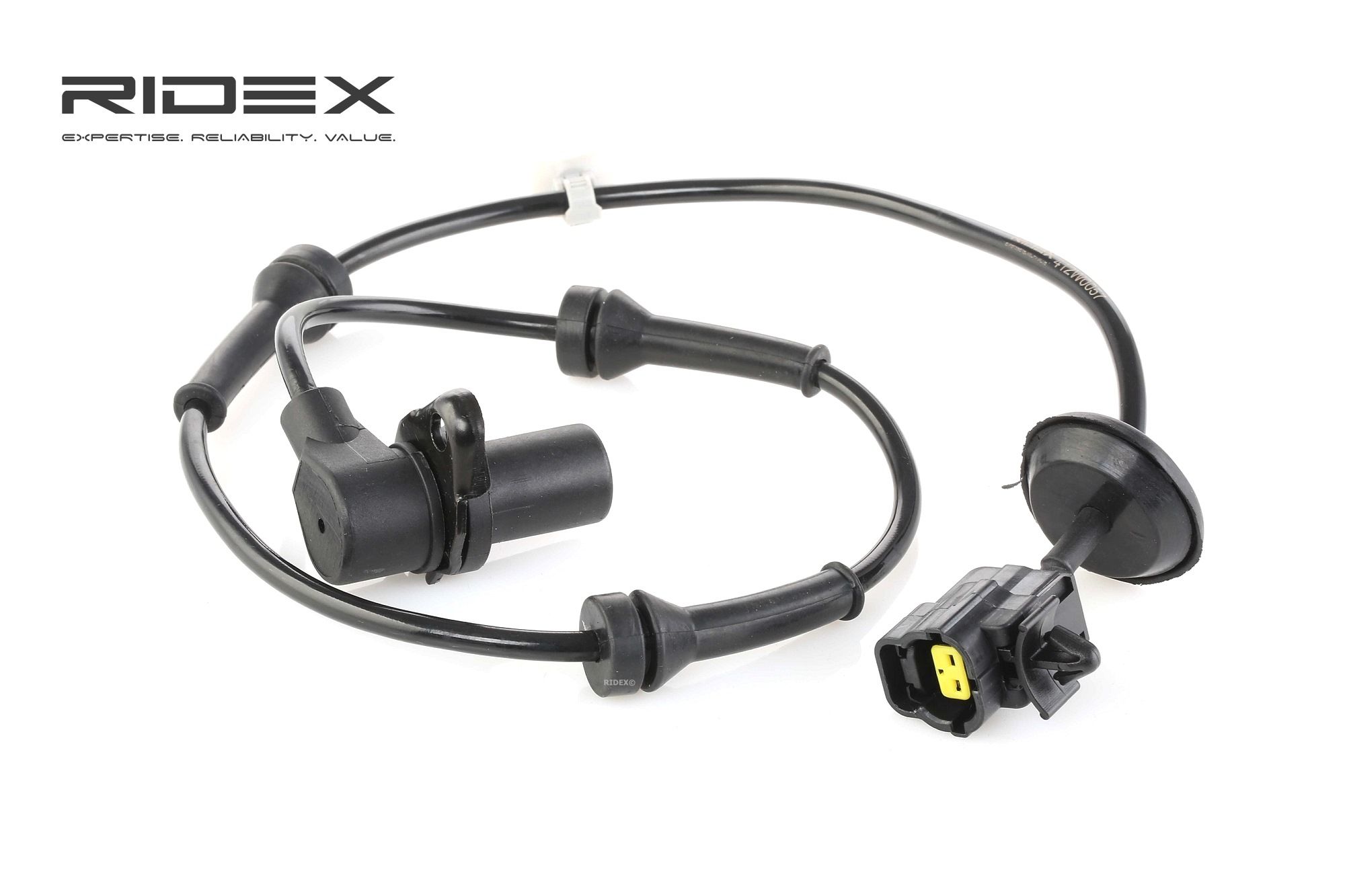 RIDEX 412W0057 ABS sensor Front Axle Right, Passive sensor, 705mm