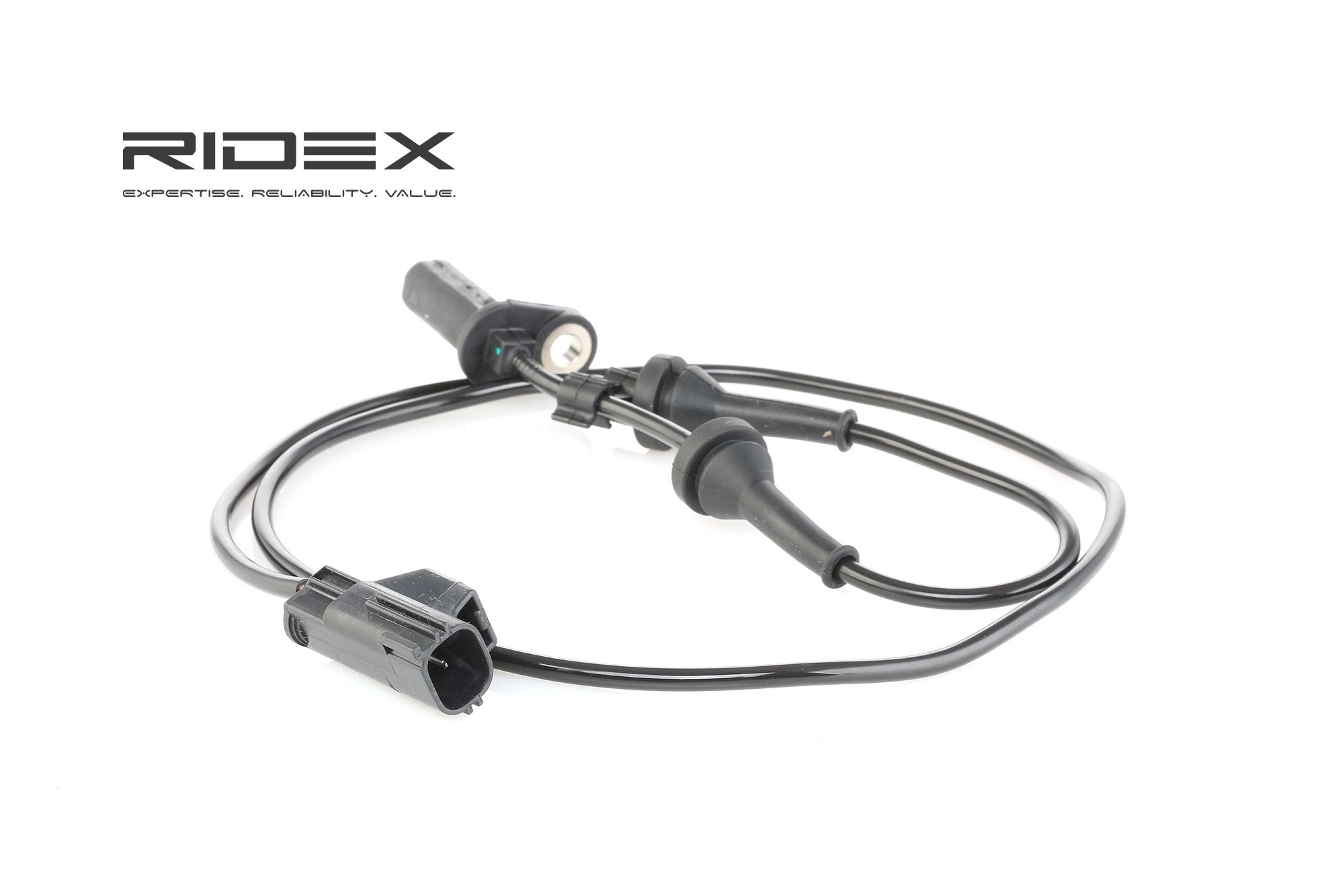 RIDEX 412W0065 ABS sensor Front axle both sides, Active sensor, 1126mm