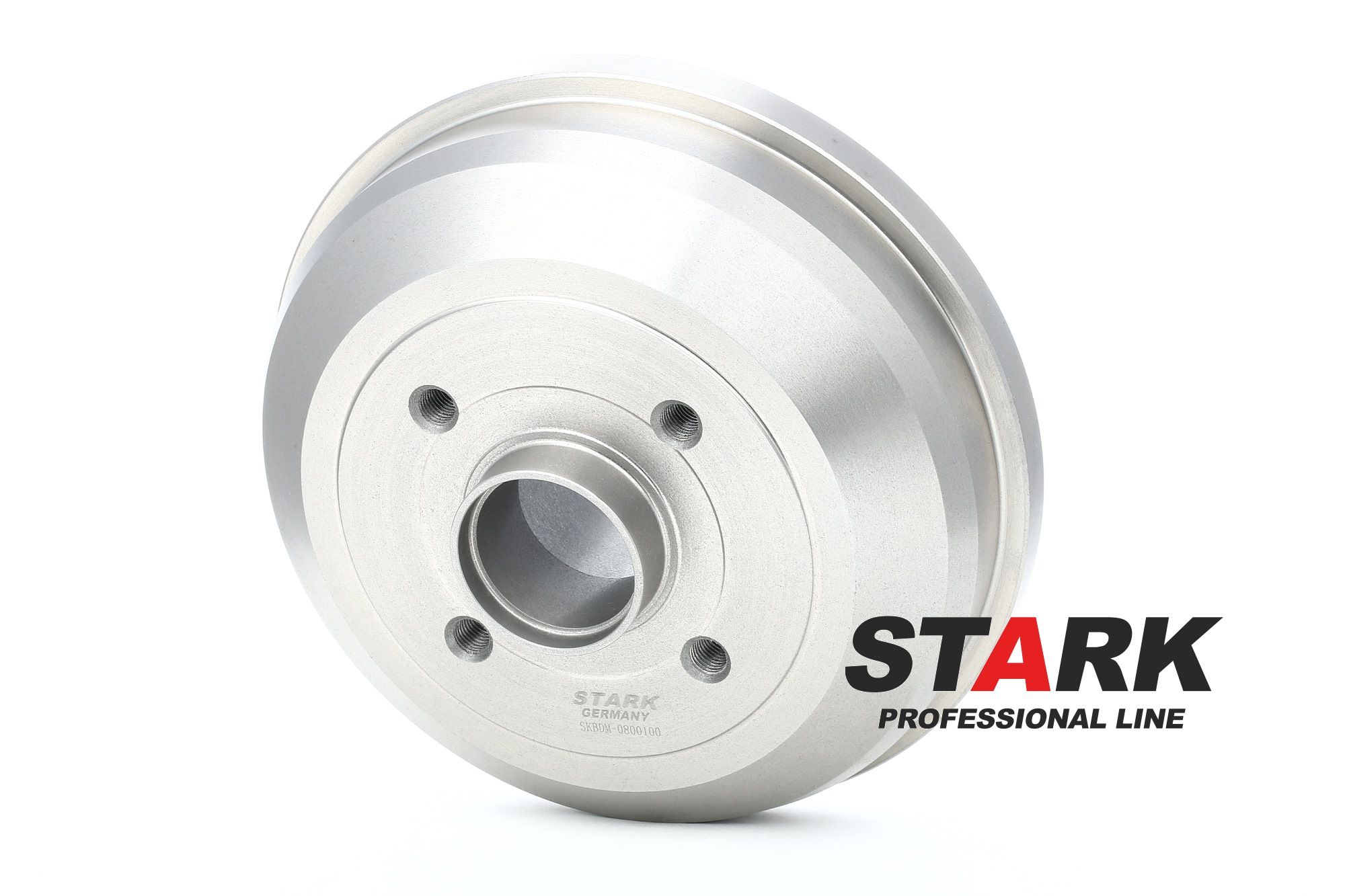 STARK SKBDM-0800100 Brake Drum with wheel hub, without wheel bearing, without ABS sensor ring, 228,0mm, Rear Axle