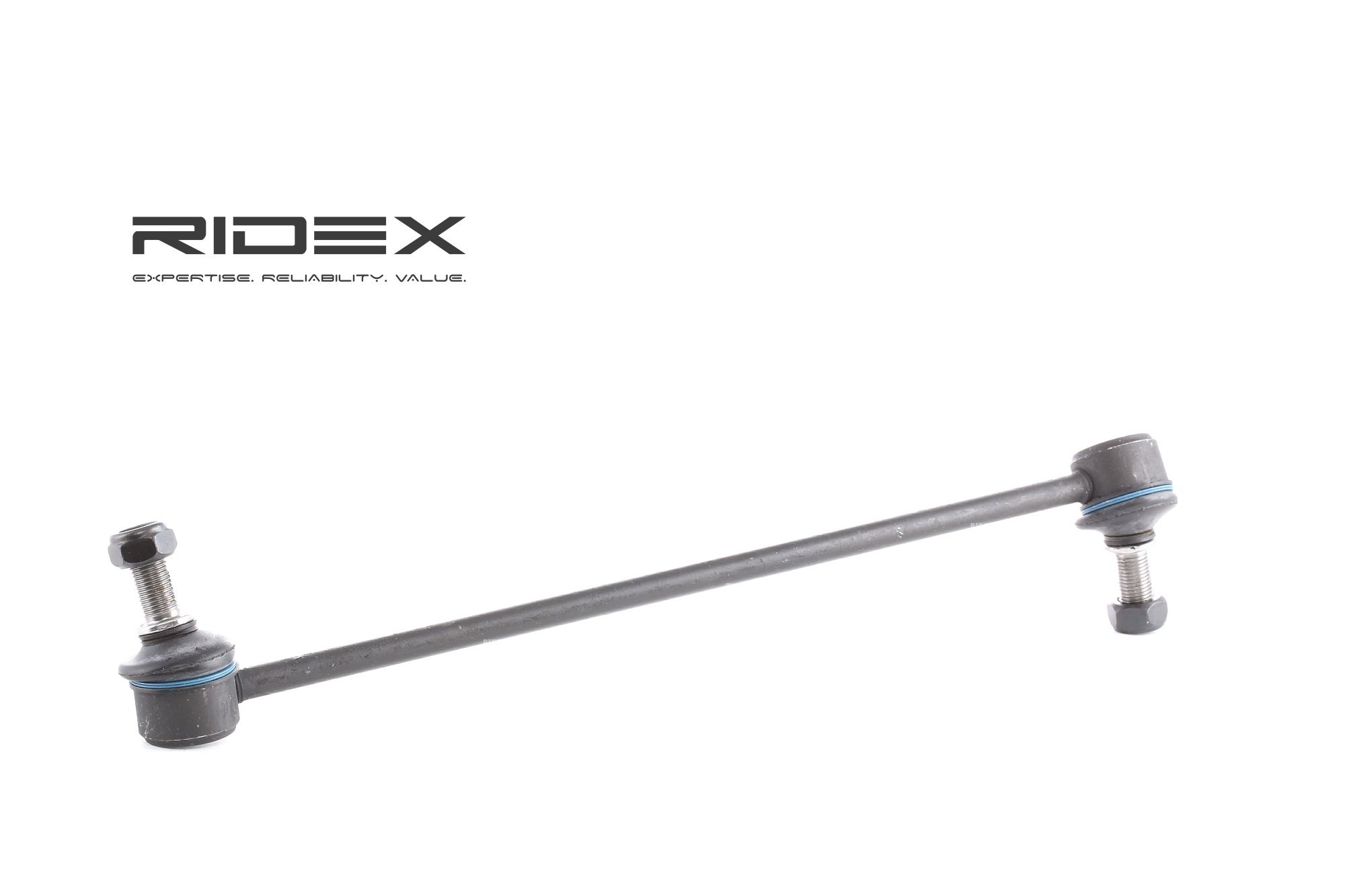 RIDEX 3229S0130 Anti-roll bar link Front Axle Left, 341mm, M12X1.25