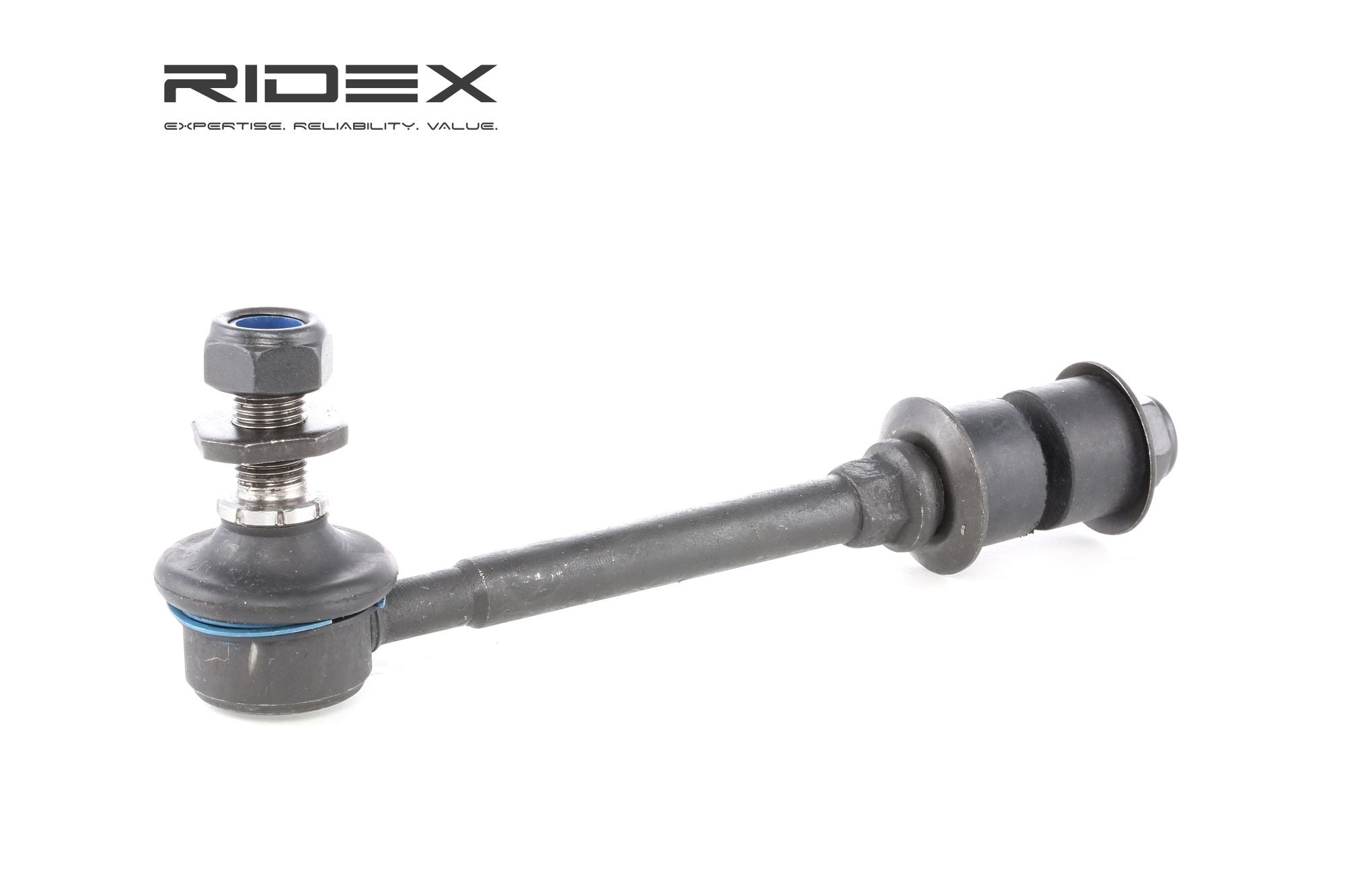 RIDEX 3229S0140 Anti-roll bar link Front axle both sides, 178mm, Steel