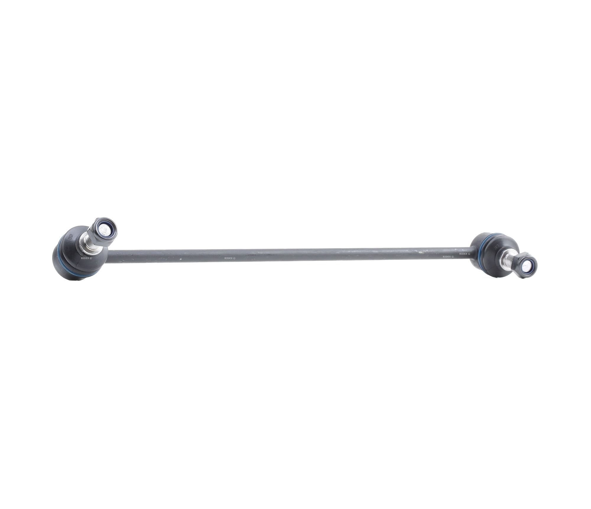 RIDEX 3229S0178 Anti-roll bar link Front Axle Left, 358mm, with accessories, Steel