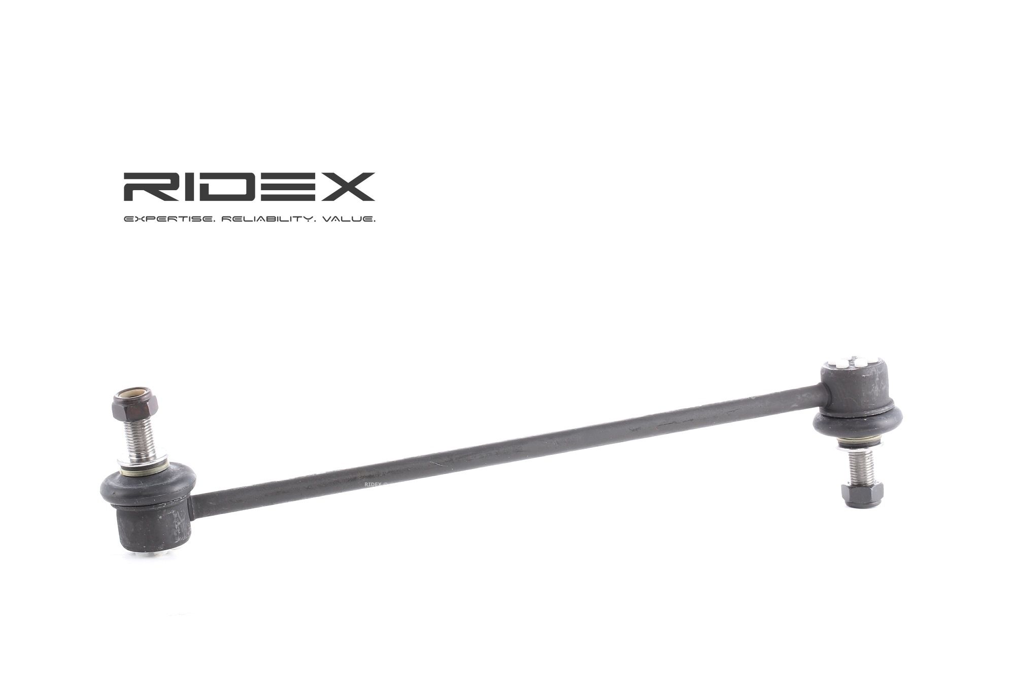 RIDEX 3229S0304 Anti-roll bar link Front axle both sides, 317mm, M12x1,25 , Steel