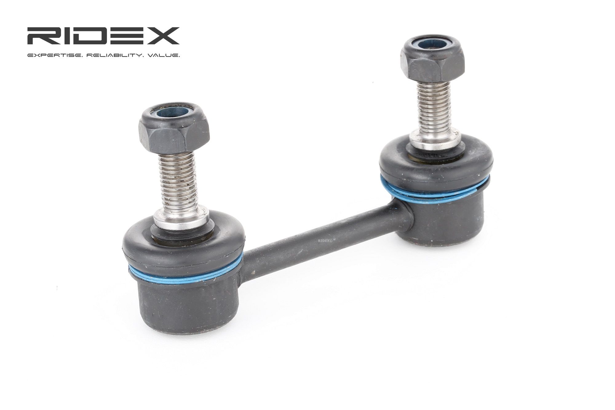 RIDEX 3229S0124 Anti-roll bar link Rear Axle both sides, 88mm, M10X1,25
