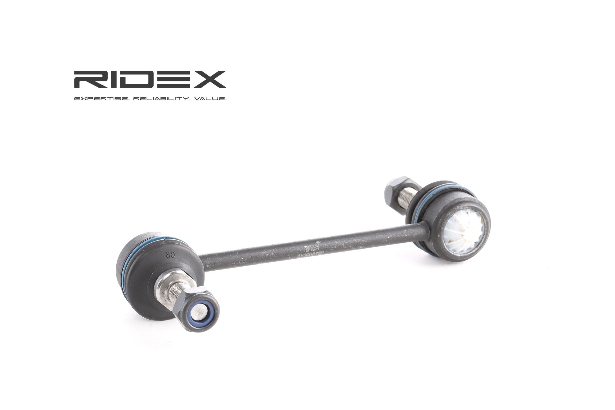 RIDEX 3229S0182 Anti-roll bar link Front axle both sides, 145mm, M10x1.25