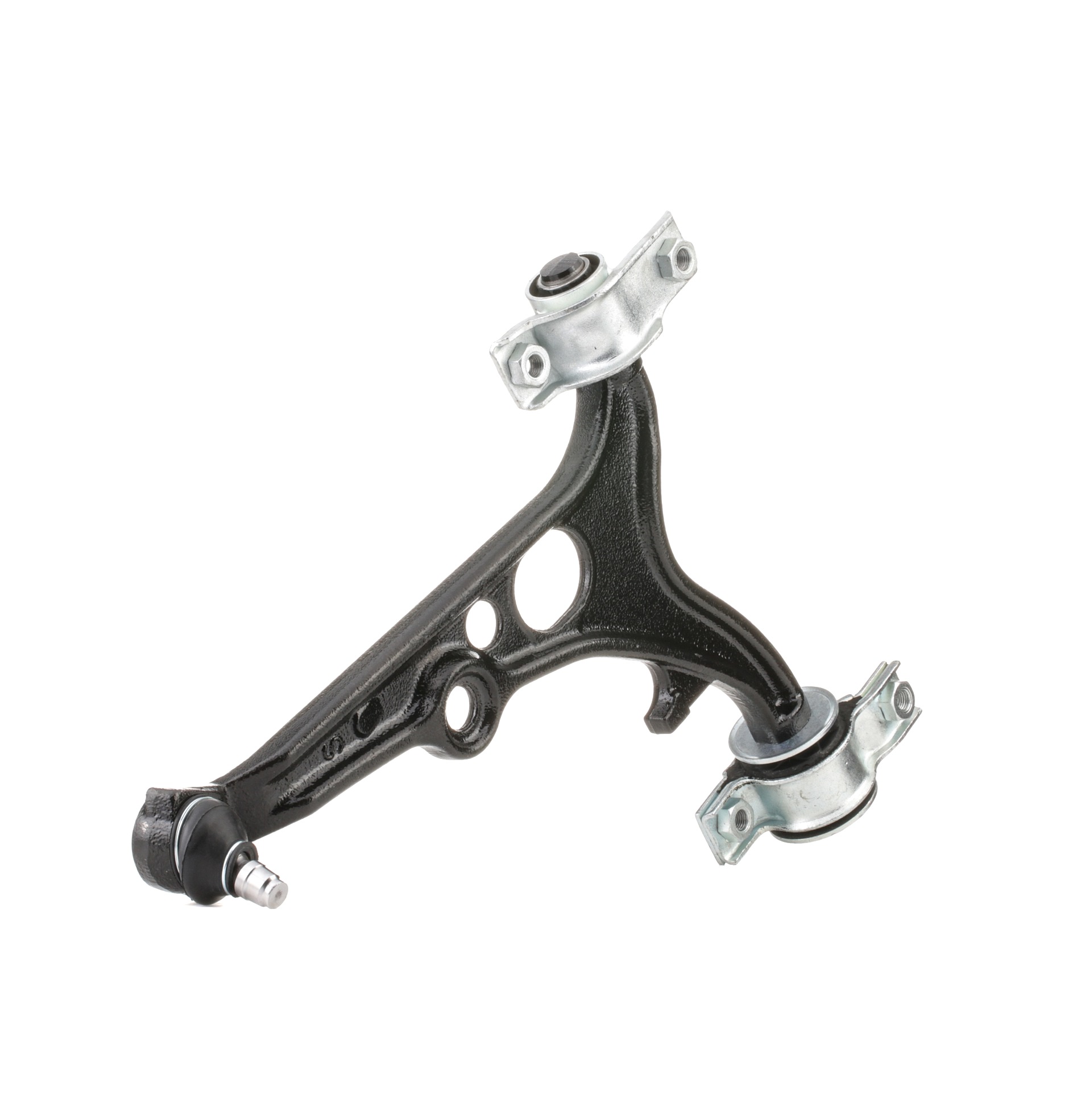 RIDEX 273C0387 Suspension arm with rubber mount, with ball joint, Front Axle Left, Control Arm, Cone Size: 17 mm
