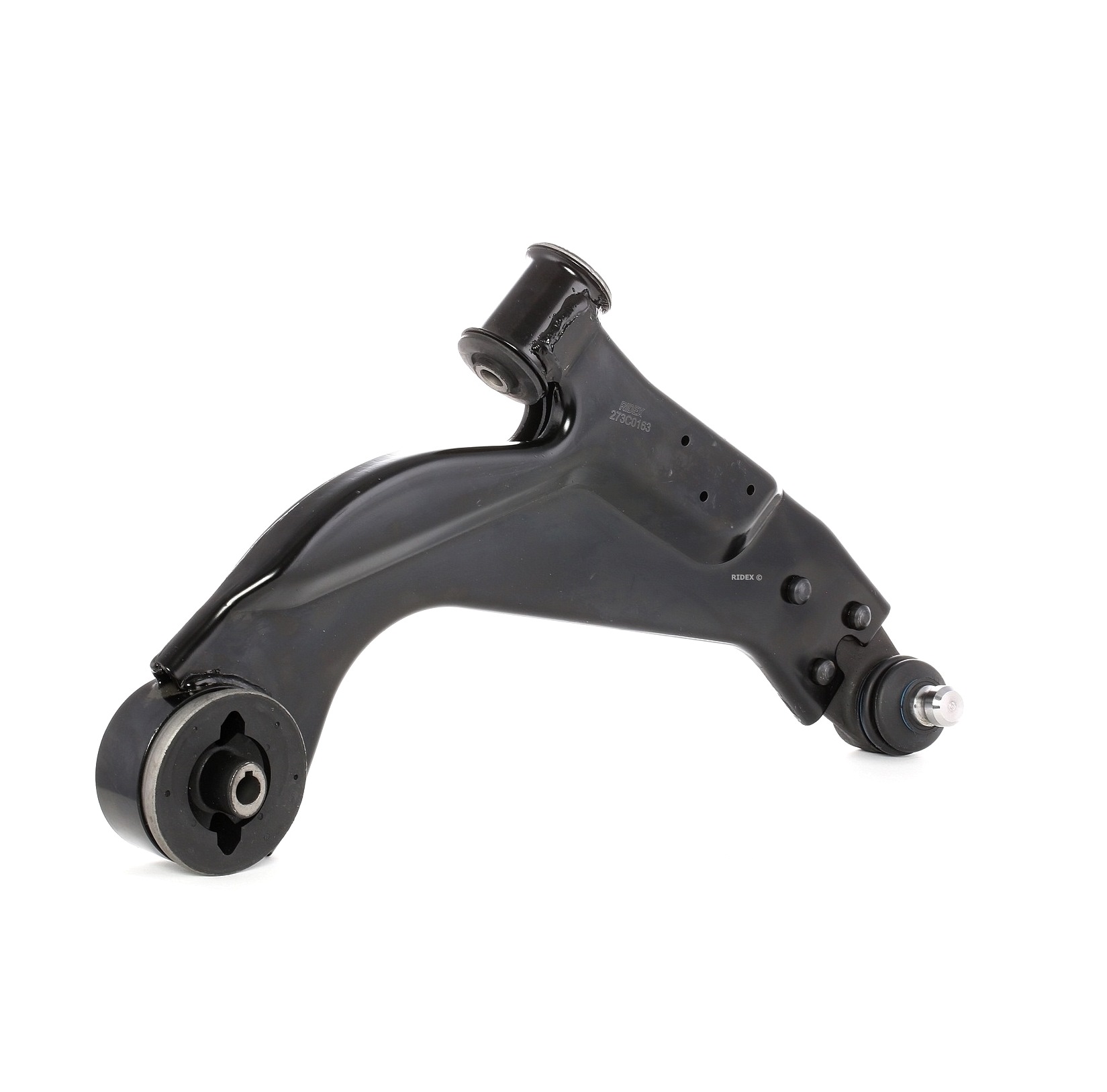 RIDEX 273C0163 Suspension arm Front Axle Right, Control Arm, Sheet Steel, Cone Size: 21 mm
