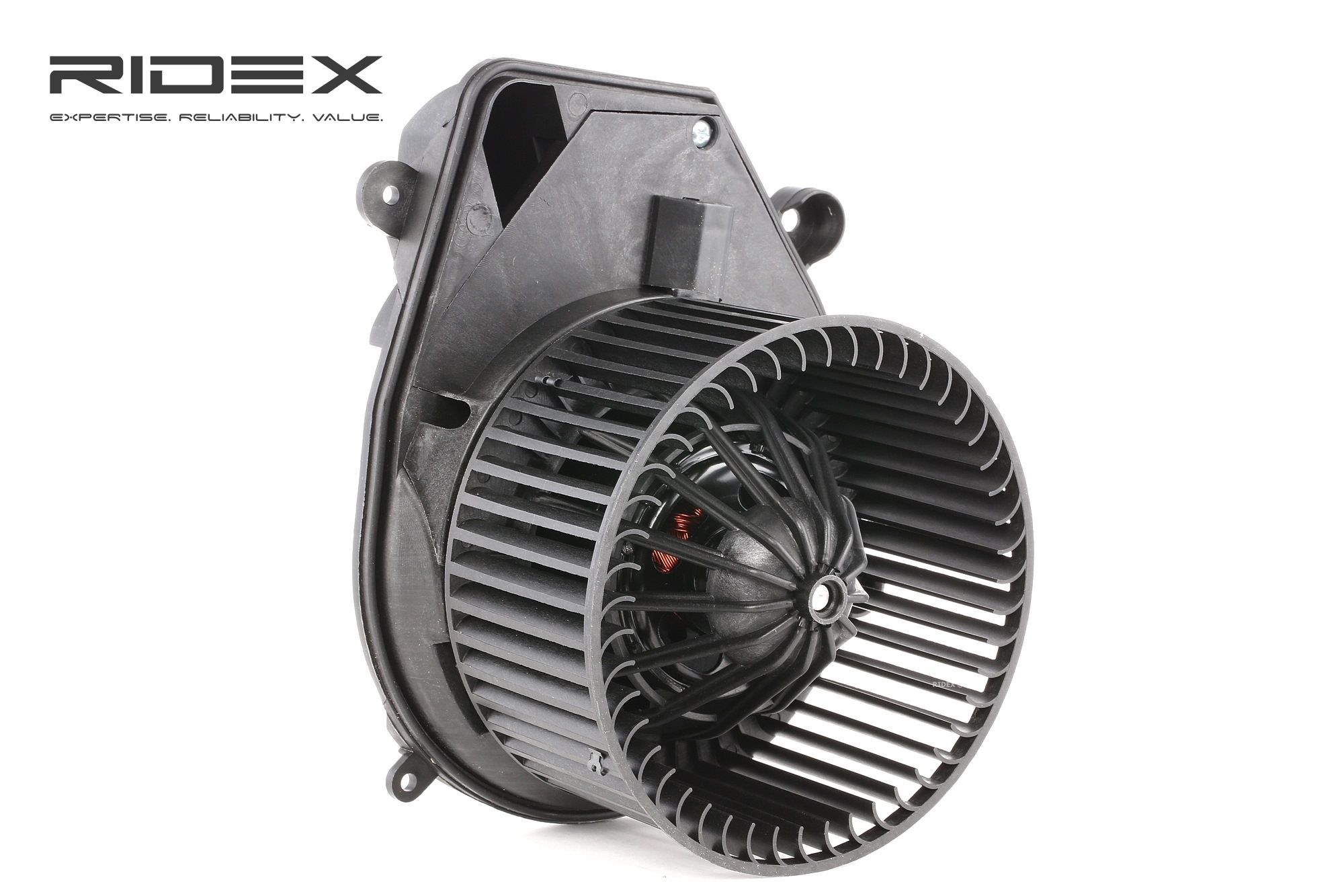 RIDEX 2669I0005 Interior Blower for vehicles with air conditioning, for vehicles without automatic climate control, for left-hand drive vehicles