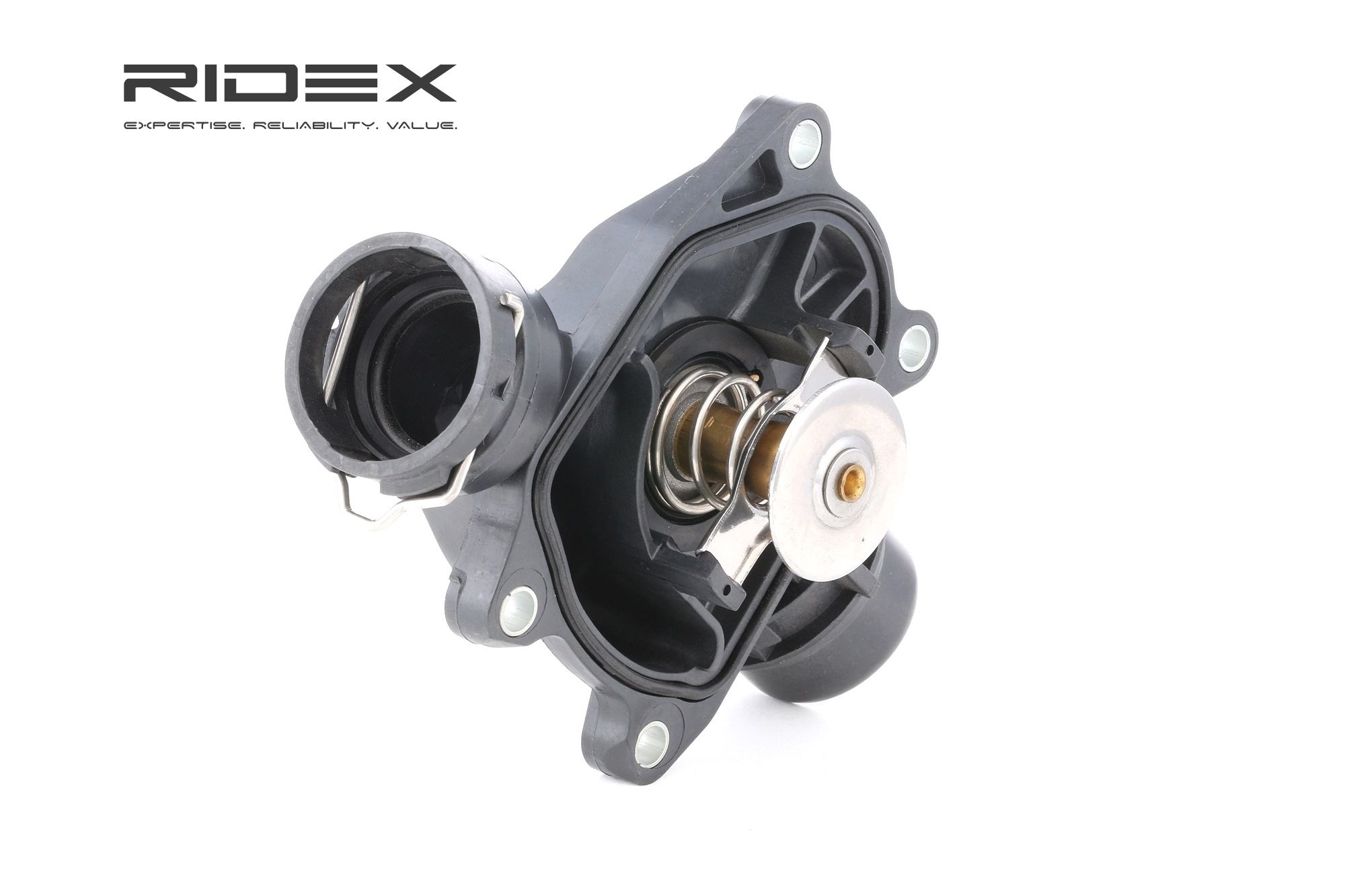 RIDEX 316T0038 Engine thermostat Opening Temperature: 88°C, Plastic