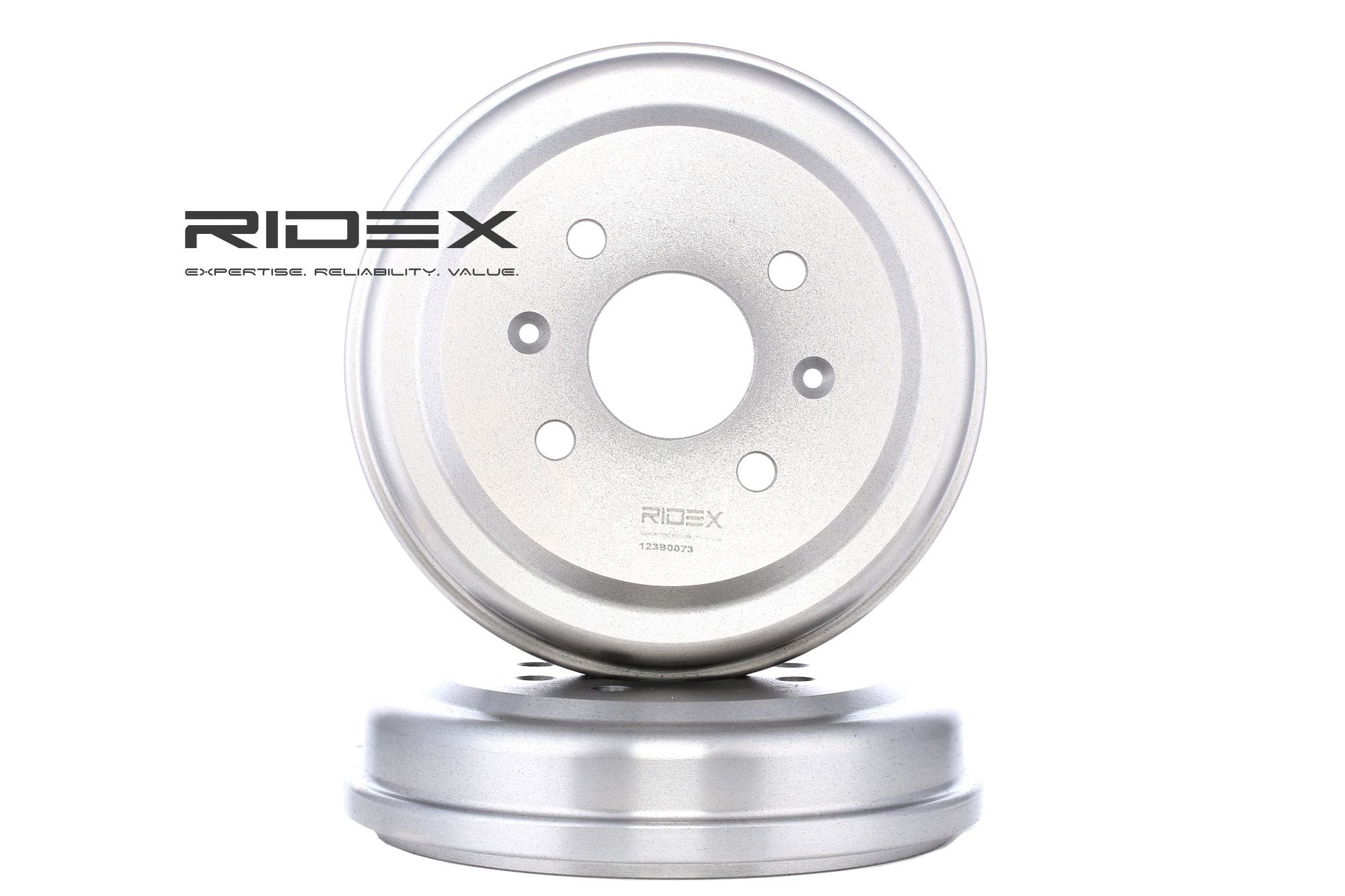 RIDEX 123B0073 Brake Drum 230mm, Rear Axle