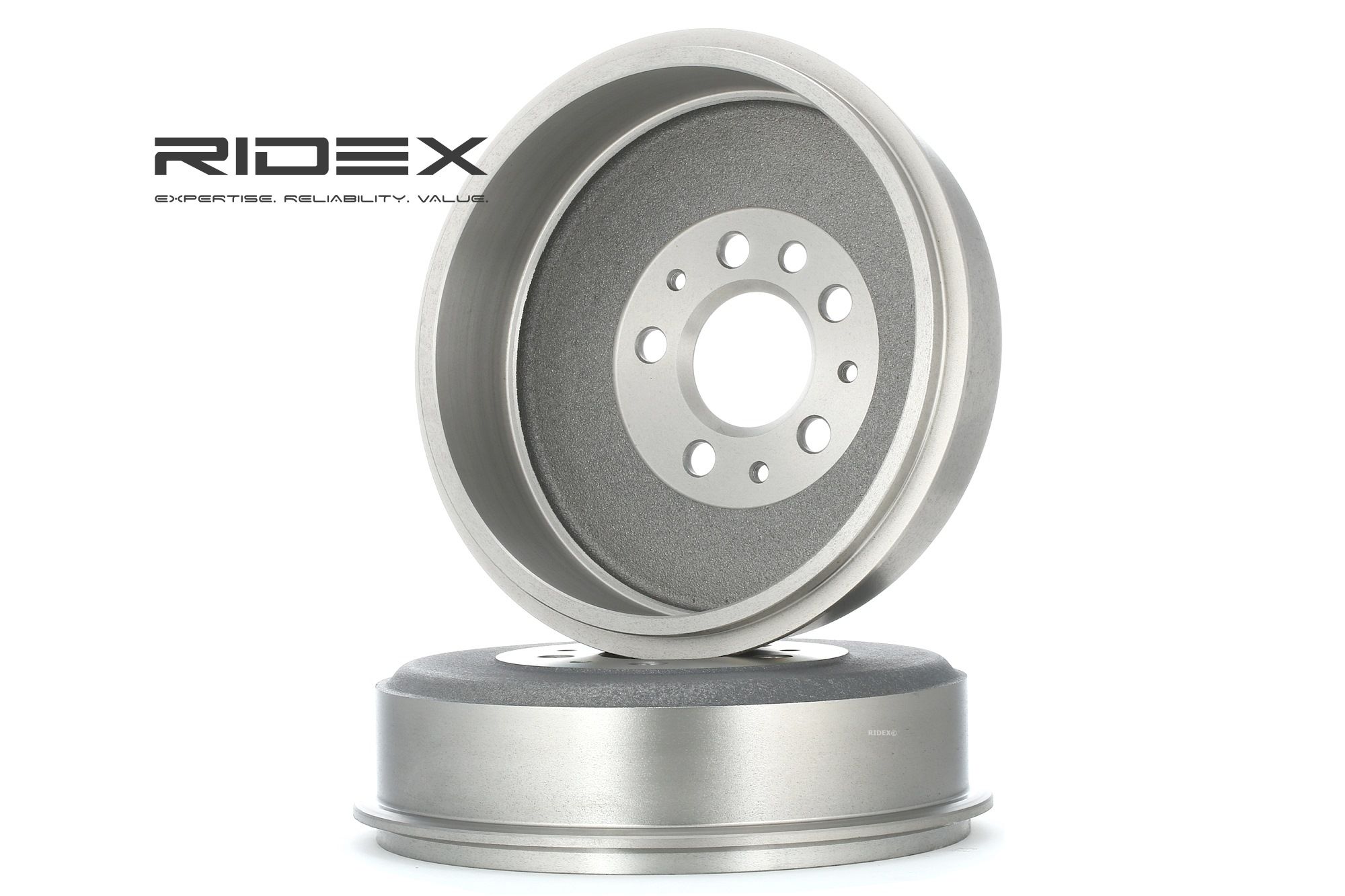 Image of RIDEX Brake Drum VW 123B0015 701609617,704783037 Rear Brakes,Drum Brake
