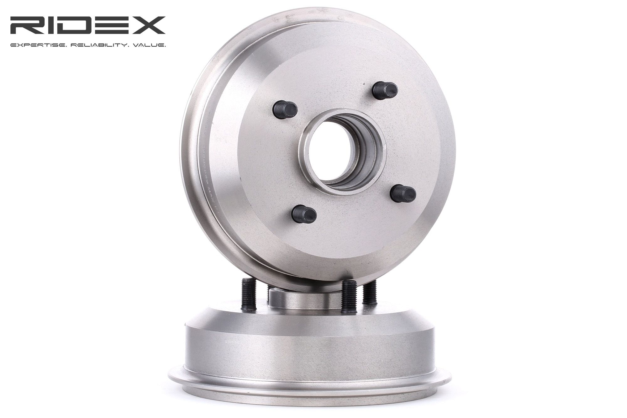 RIDEX 123B0026 Brake Drum without wheel bearing, 216mm, Rear Axle