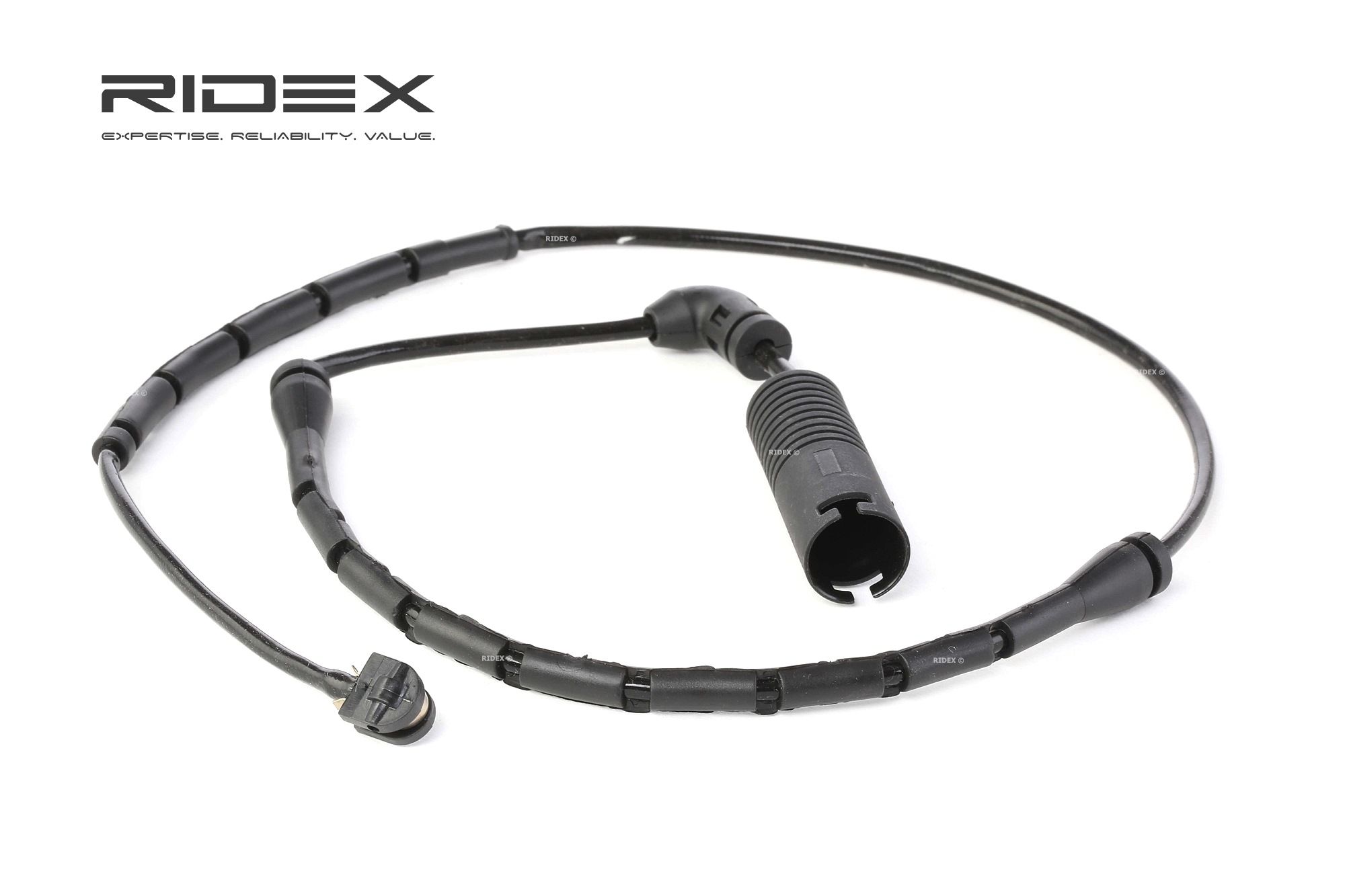 RIDEX 407W0039 Brake pad wear sensor Rear Axle both sides