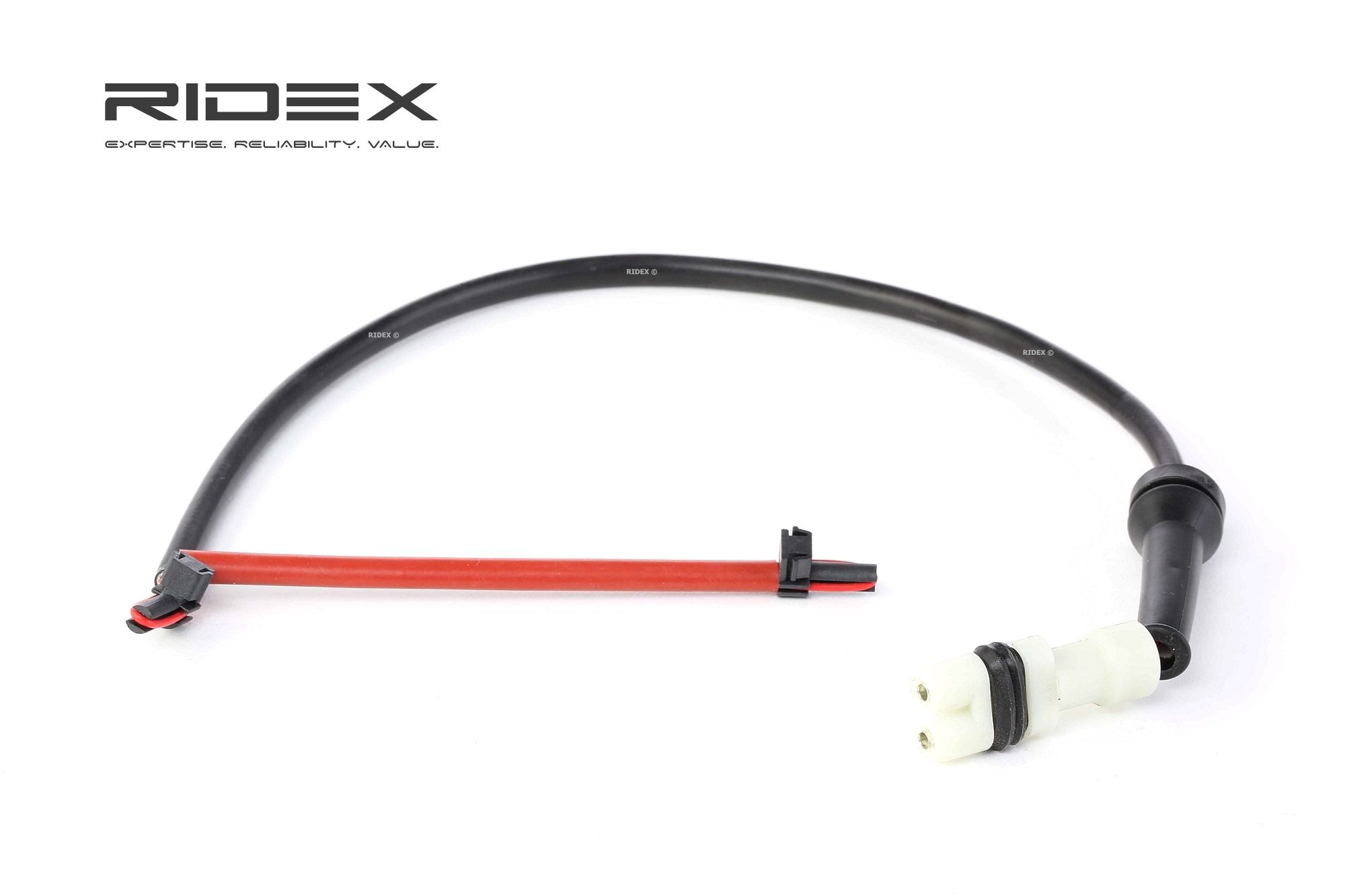 RIDEX 407W0068 Brake pad wear sensor Rear Axle both sides