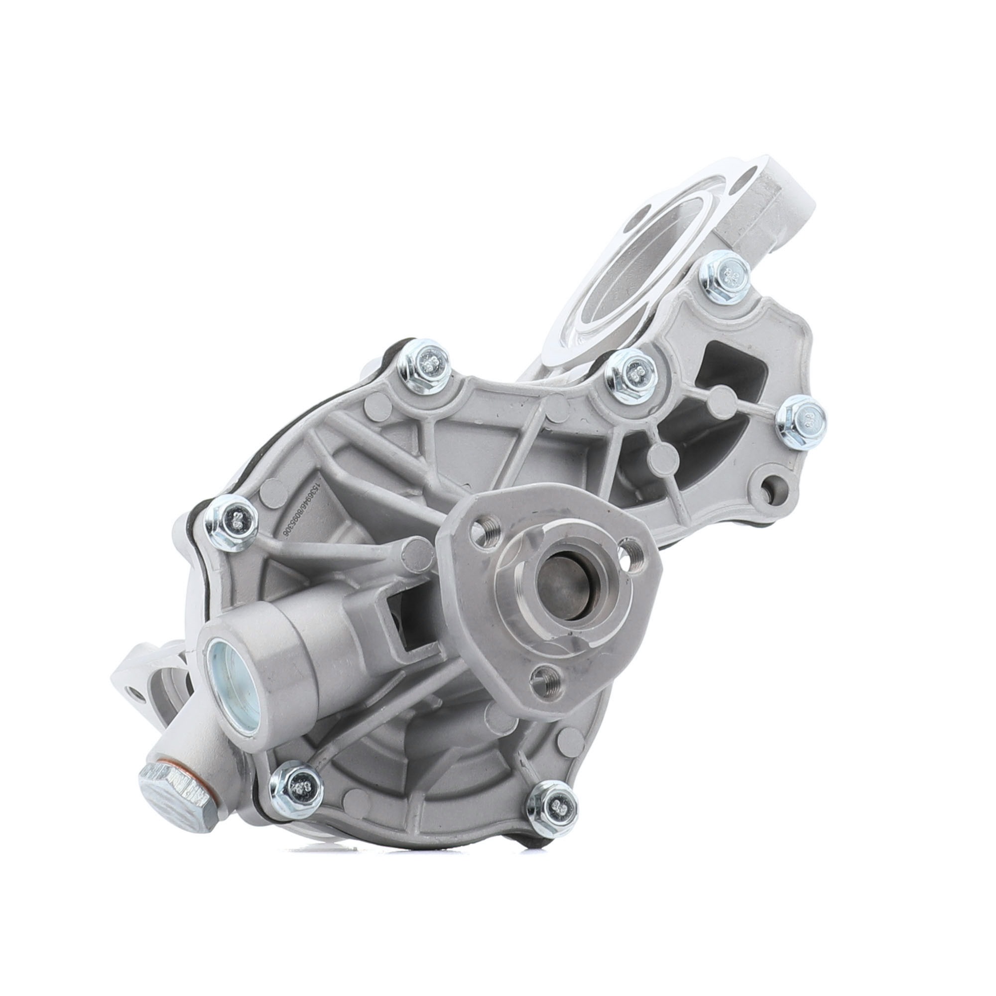 RIDEX 1260W0139 Water pump Cast Aluminium, without belt pulley, with gaskets/seals, with lid, Mechanical