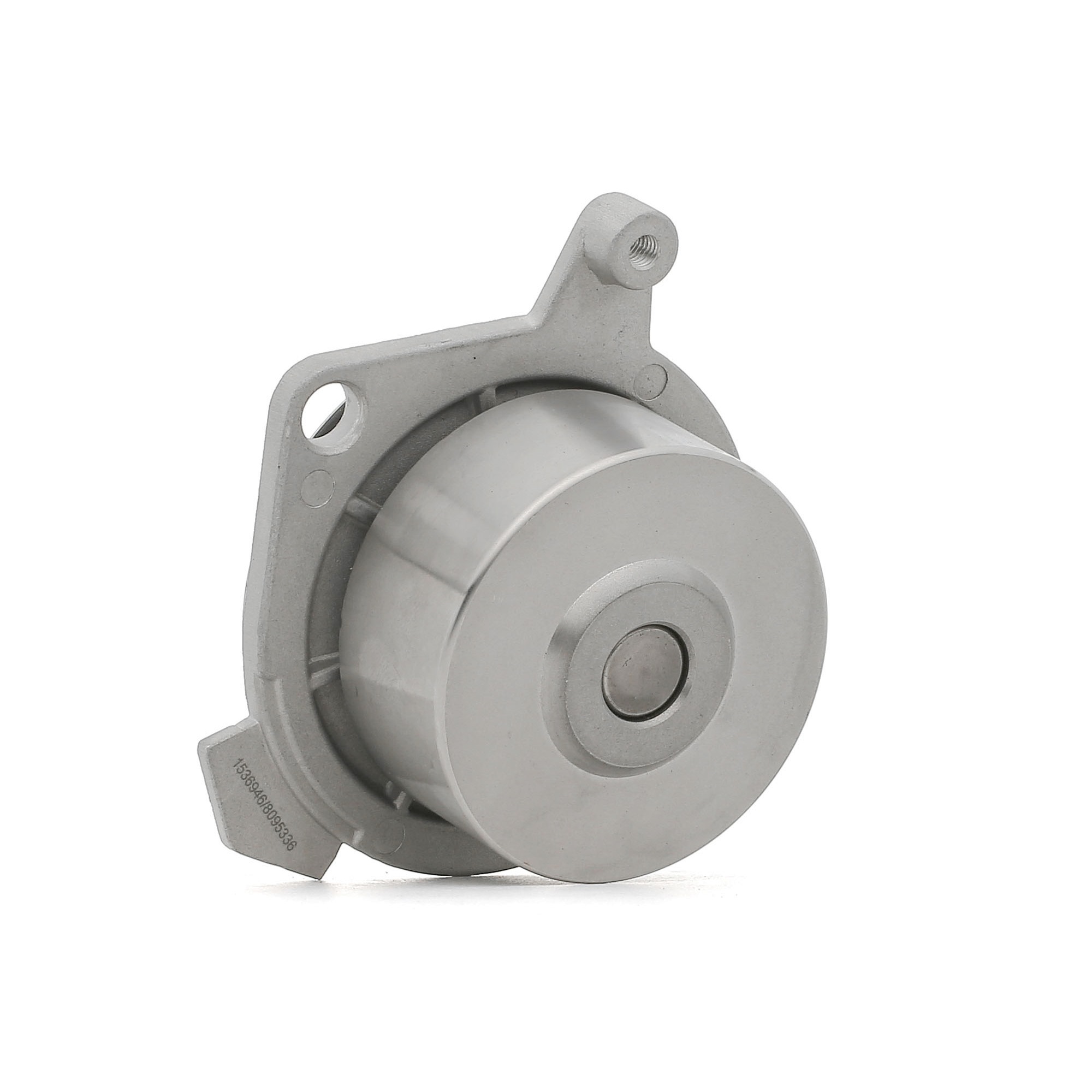 RIDEX 1260W0165 Water pump Cast Aluminium, with belt pulley, with seal, Mechanical, Metal impeller, Belt Pulley Ø: 70 mm