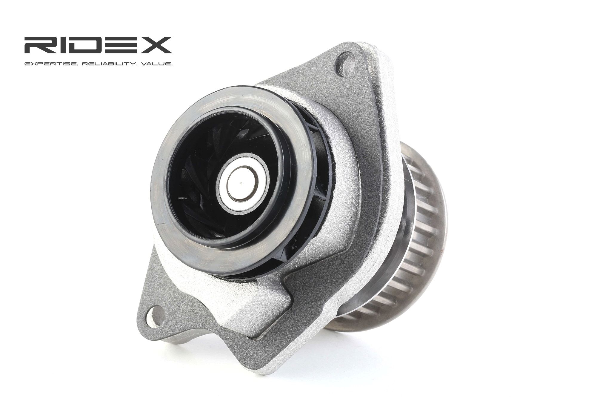 RIDEX 1260W0181 Water pump Number of Teeth: 27, with belt pulley, with seal