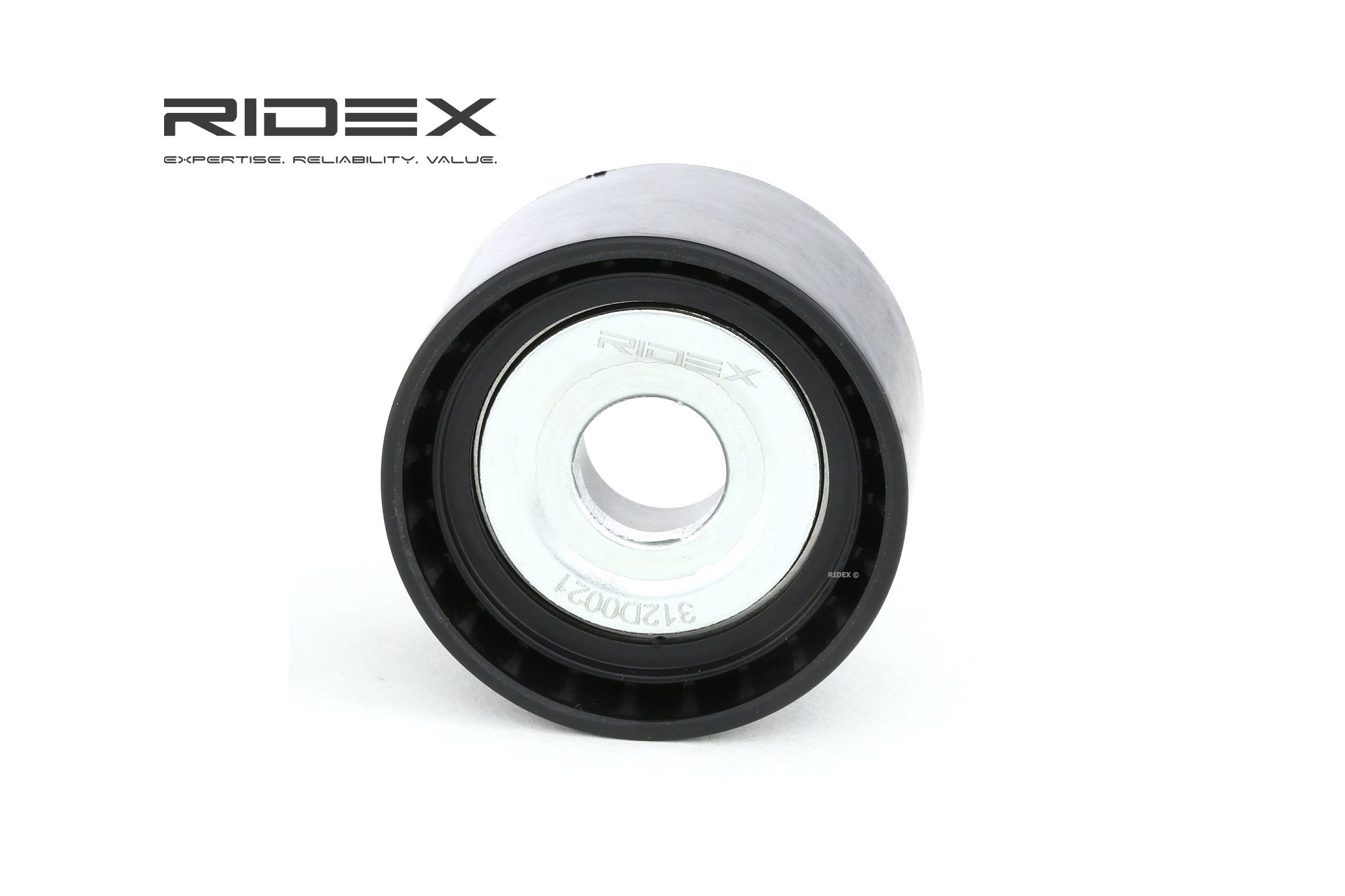 RIDEX 312D0021 Deflection / Guide Pulley, v-ribbed belt