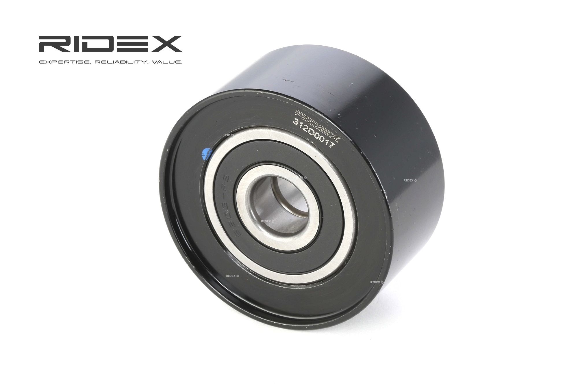 RIDEX 312D0017 Deflection / guide pulley, v-ribbed belt MAZDA 3 2012 price
