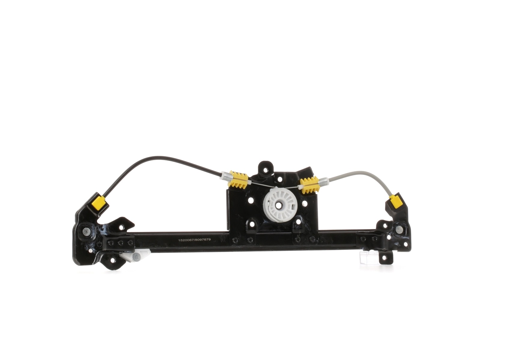 RIDEX 1561W0111 Window regulator Rear, Left, Operating Mode: Electric, without electric motor, with comfort function