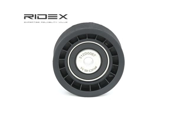 RIDEX Deflection / Guide Pulley, v-ribbed belt 312D0067