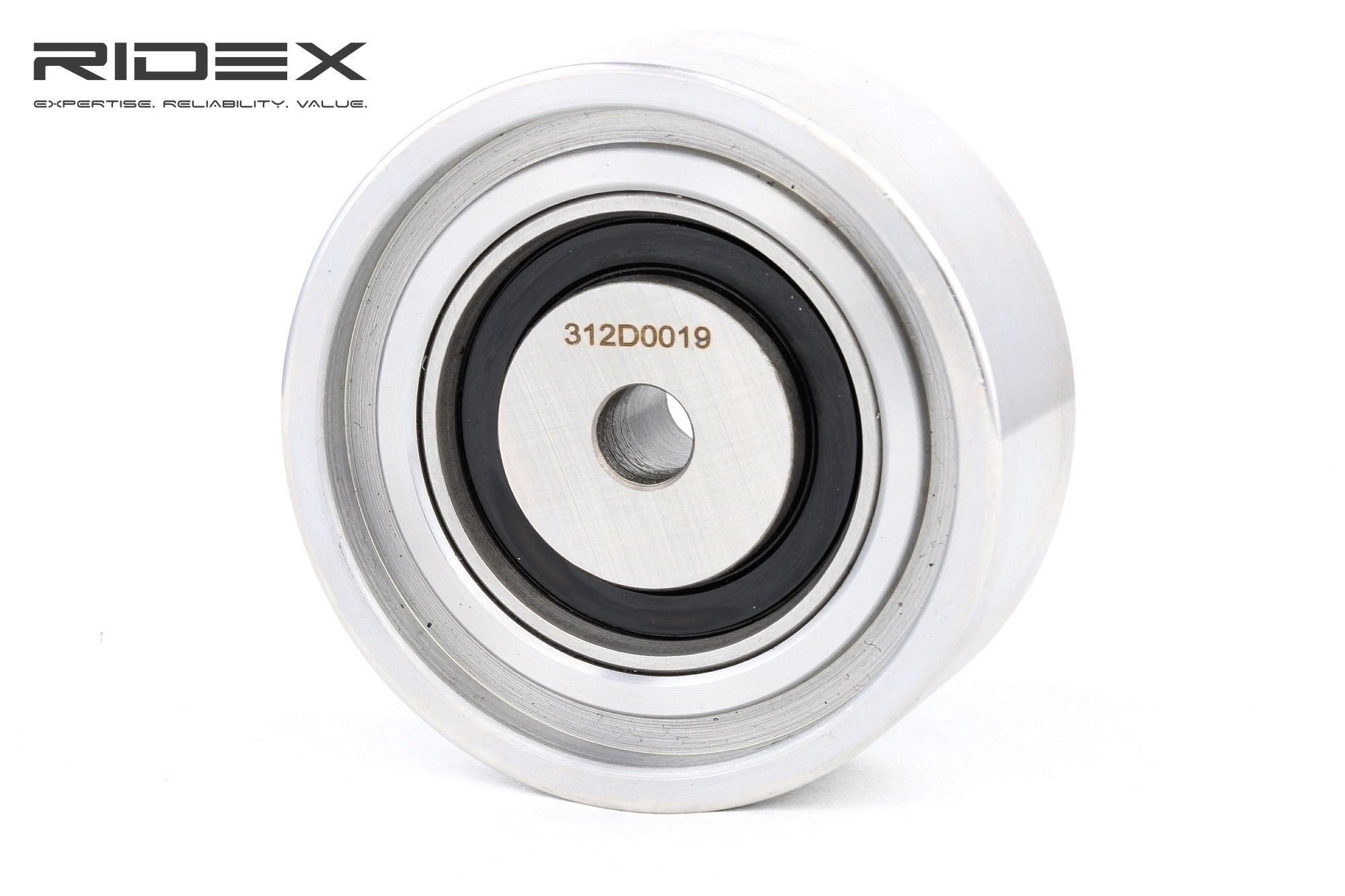 RIDEX 312D0019 Deflection / guide pulley, v-ribbed belt BMW 3 Compact (E46) 318 td 115 hp Diesel 2005