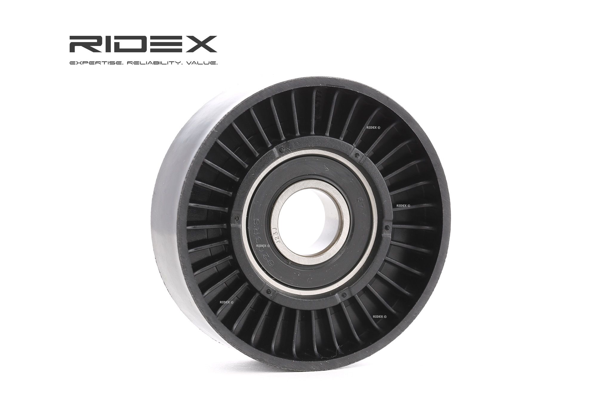 RIDEX without holder Ø: 76mm Deflection / Guide Pulley, v-ribbed belt 312D0032 buy