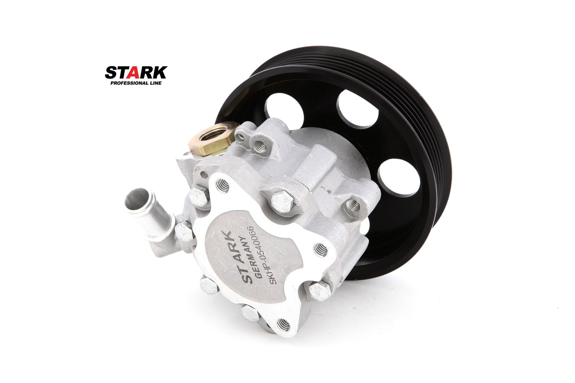 STARK SKHP-0540066 Power steering pump Hydraulic, 110 bar, Number of ribs: 6, Belt Pulley Ø: 132 mm, Vane Pump, Clockwise rotation