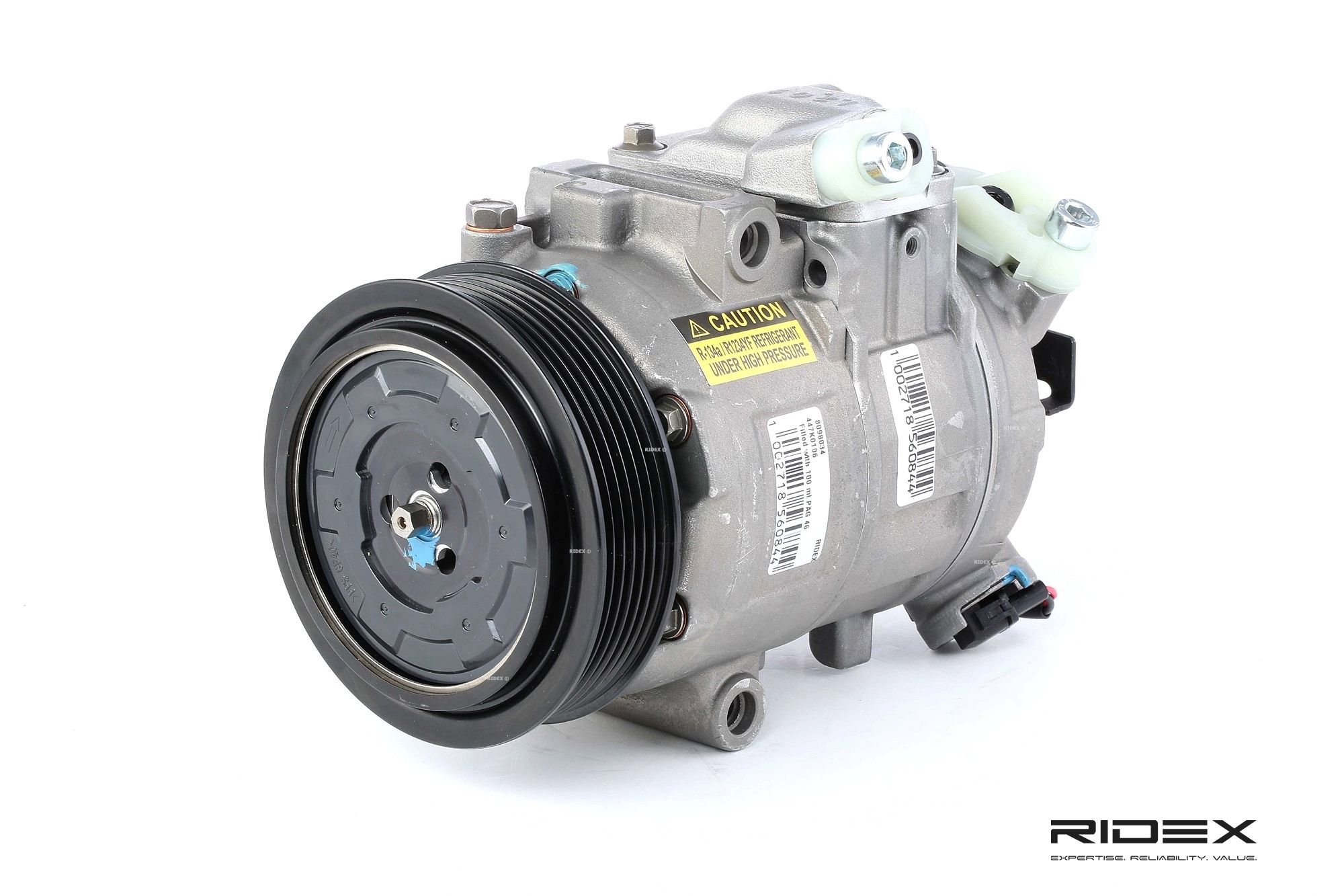 Image of RIDEX Compressore Aria Condizionata VW,AUDI,SKODA 447K0106 07E01328,6Q080806G,6Q0820803B 6Q0820803D,6Q0820803DX,6Q0820803E,6Q0820803G,6Q0820803GX