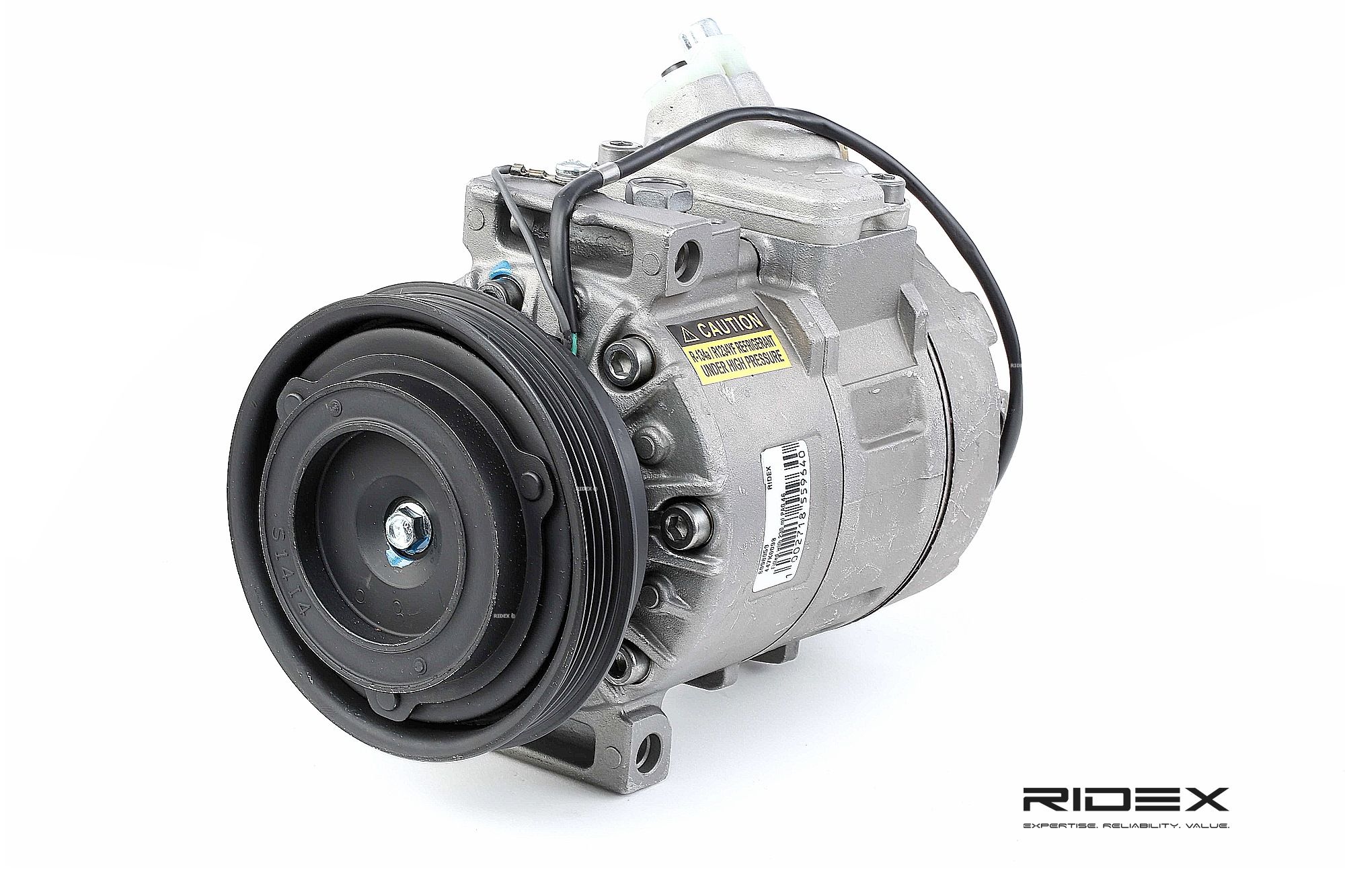 RIDEX 447K0098 original VW Luftkonditioneringskompressor 7SBU16C, PAG 46, R 134a, med PAG.kompressorolja