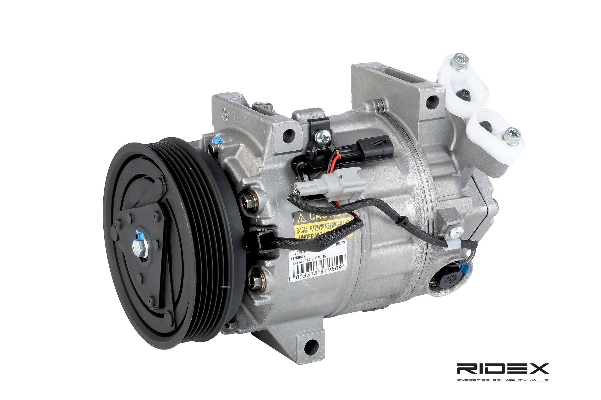 Great value for money - RIDEX Air conditioning compressor 447K0077